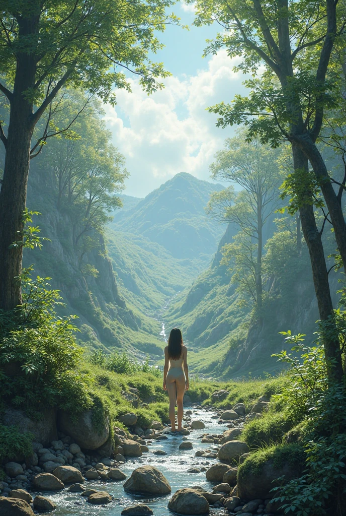 (nsfw:1.5),gorgeous young shy woman, french, dusty highway, flowers in wind, fog, haze, sweaty, dripping, hot girl, brunette, humid, wet hair, Fully naked, detailed clean pussy, beautiful pussy, detailed big breast, showing pussy, sexy nightgown, showing breast, (nude), (naked), ((highly detailed pink nipples)), rose petals, beautiful face, sunlit, hazy, golden hour, evening light, erotic mood, alone, countryside, shy, masterpiece, best quality, ultra-detailed, solo, big breast, shadows, contrast, colour correction, close-up, full body, cinematic light, side lighting, ultra high resolution, best shadow, RAW, 4k, sexy, cleavage, Environment: The forest is enveloped in an enchanting mist, casting an ethereal glow on the moss-covered rocks and twisted tree trunks. Sunlight filters through the canopy, creating a magical interplay of light and shadow.