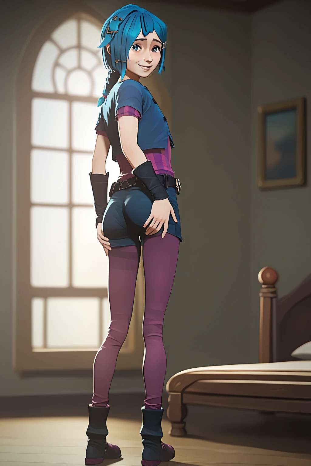 Spread legs, sexy girl, Asuka Kazama
