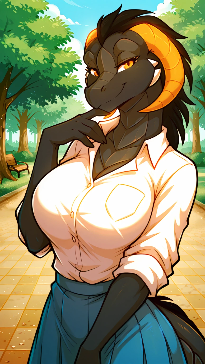 (((Glasses, detailed eyes, well drawn face, eyelashes, lips))), by bebebebebe, by lostgoose, by goonie-san, solo, standing, female, feline, ((grey fur, hair, snout)), nude, nipples, vagina