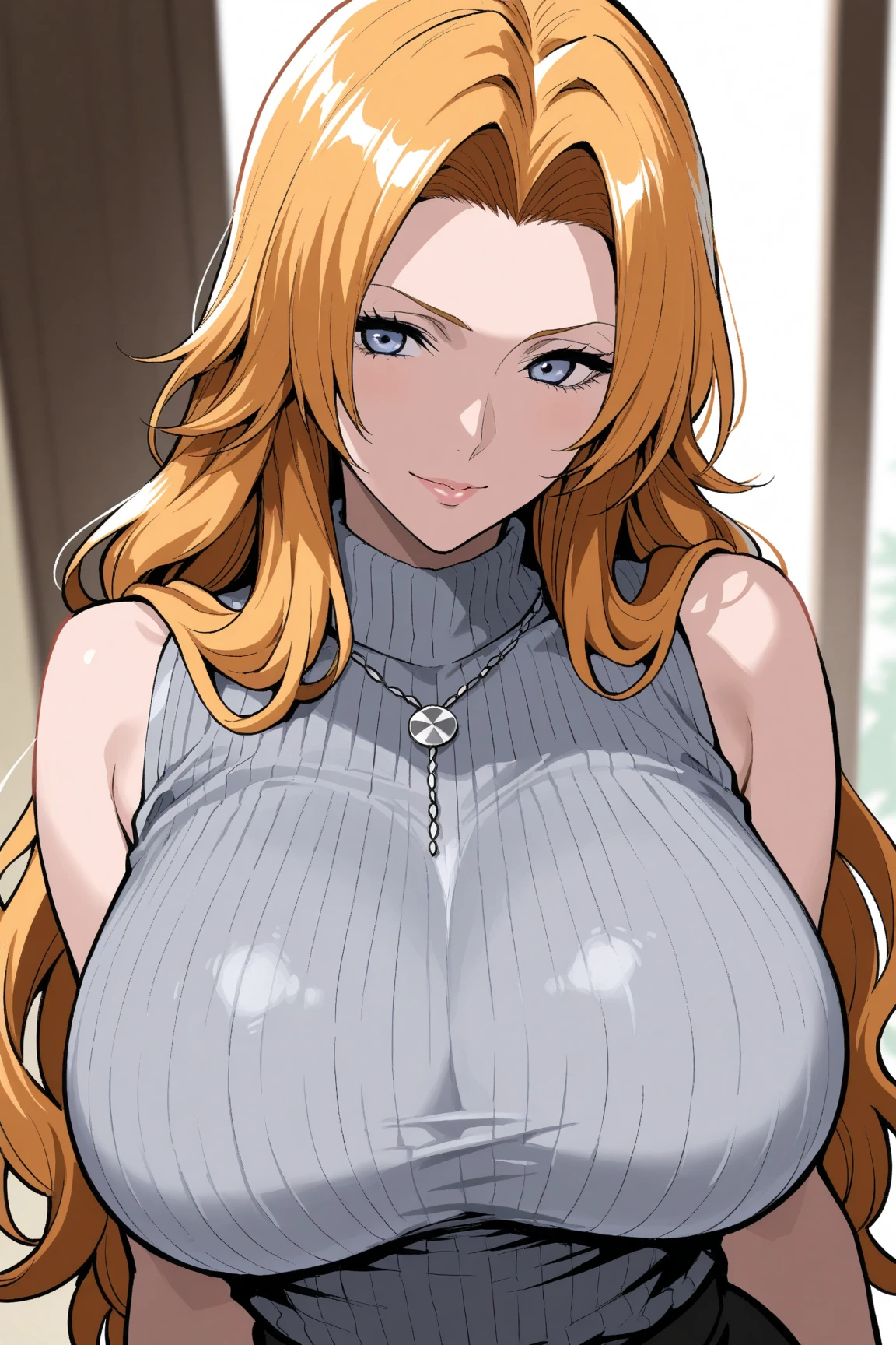 Artoria pendragon,Glossy lips,eyeshadow,Detailed face,Cleavage,Curvy figure,Big breast,(Long Wavy hair),Heels,Swaying hips,Bareneck,long bail,Chocker,jewelry,wedding ring,Necklace,Hoopa earring,Hoopa bracelet,Half eyes expression,Detailed face,Curly hair,(((Open bang hair))),Blonde hair,Crossing arm,smile,Light blush,Glossy light tanned skin,Thin shoulder outfit,Short skirt