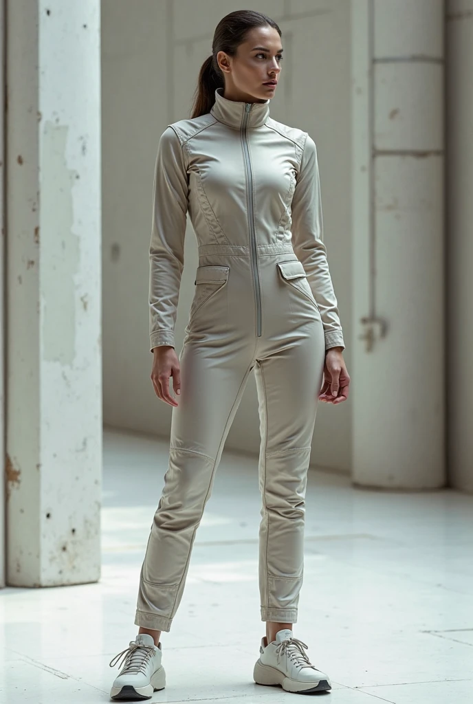 slim old woman in s1999cmd uniform,mountains<lora:S199CMDUNF:0.8>