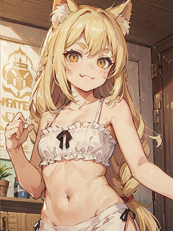 masterpiece, 1girl in, 独奏,grayscales、monochromes、half tone、Manga、otoyomegatari、dynamicposes、bunnygirl、a blond、Twin-tailed、Embarrassing pose
