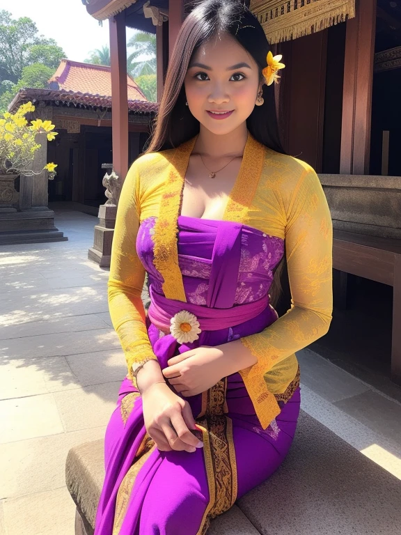 "(best quality,4k,highres,masterpiece:1.2),ultra-detailed,realistic,photorealistic:1.37,beautiful Indonesian woman,student cosplay,beautiful,energetic pose,mesmerizing gaze,long flowing hair,wearing a cute with a short skirt,bright smile,vibrant makeup,soft and smooth skin,sparkling eyes,natural beauty,expressive eyebrows,luscious lips,showing confidence and charm,slender waist,curvy figure,beauty big breast,pubic hairs peeking through the cosplay outfit,playful expression,stunning beauty in the Indonesian culture,lovely accessories with a touch of Indonesian flair,traditional batik pattern in her outfit,striking color contrast,emitting an aura of intelligence and elegance,natural sunlight illuminating her,creating soft shadows and vibrant highlights,beautifully captured in an artistic photograph,medium:photography,portrait style,colorful and vibrant palette,accentuating her natural radiance,with a touch of warm and sunny tones,studio lighting to enhance the details and depth of the image,medium:studio lighting"