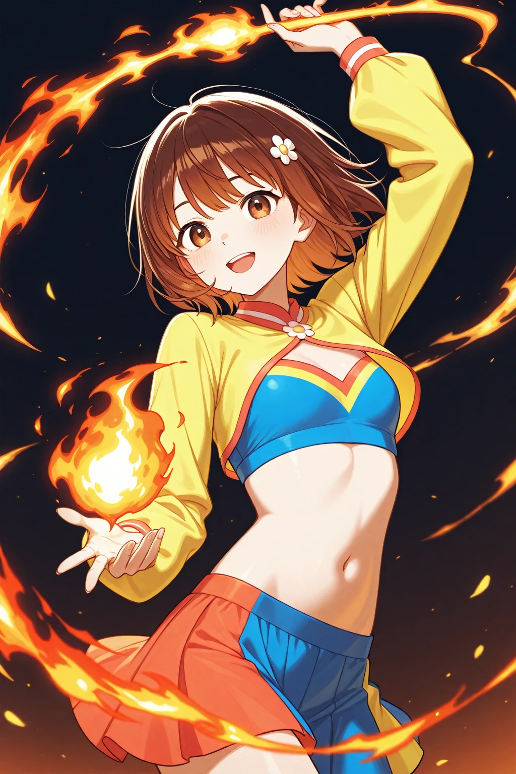 masterpiece, super fine illustration, best quality, light particles, ultra-detailed, (bright colors:1.2),animated painting, ((anime screencap:1.2)), front view, breast focus,
solo, (1girl),black hair,short hair,bob cut,brown eyes, (flat chest:1.5),
(embarrassed,in heat,orgasm:1.3),
camisole,(trembling:1.4),erect nipples,
(white background:1.2), no background,