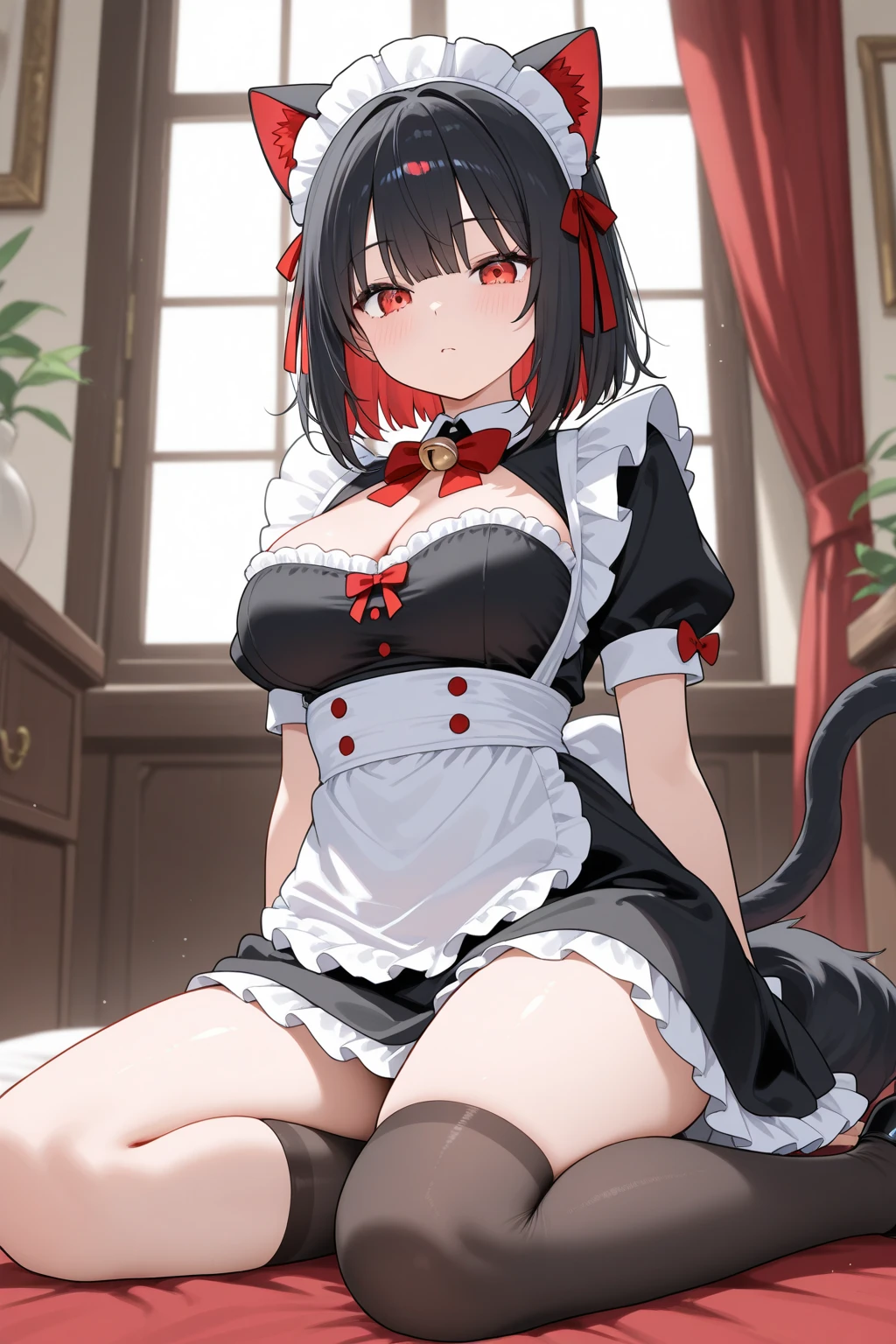 short black hair 1 girl, 1 gilr, ,perfect anatomy girl muscular girl toned body girl large breasts girl thick girl angry girl best quality girl black hair girl Red eyes,linda,wearing short tights with, black stockings, short hair, kind eyes, kind, Red eyes, (((tinny maid black))), Bermuda, short white leggings, callejón oscuro ciudad pantiblack stockings, hair with horns on the head,smile,detailed face,smile no rosto,maos atras da cabeça
smile,smile