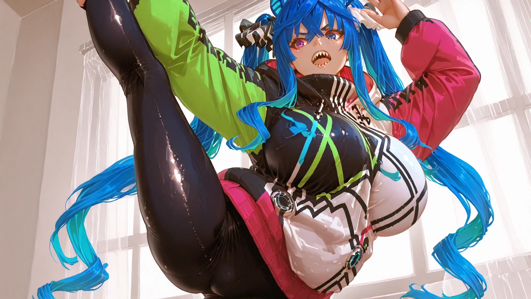 Anime girl with massive 