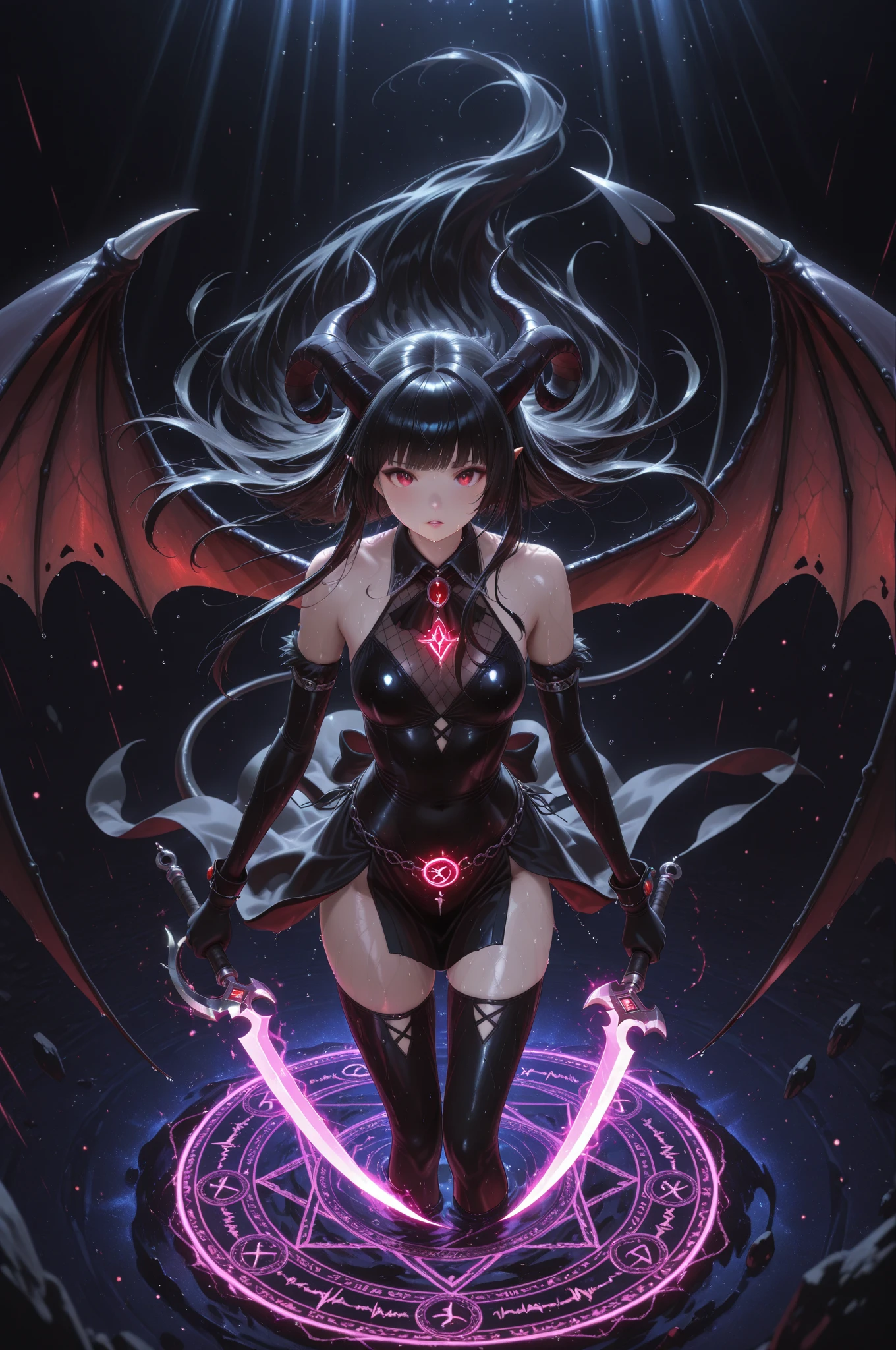 ((Highest quality)), ((masterpiece)), (detailed), One girl, Sexy Venom Naked Heart Eyes