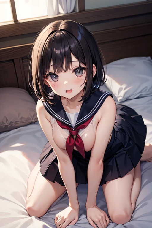 nsfw, (highly detailed beautiful face and eyes:1.2), (((lying))), bbfumika, idolmaster, long hair, hairband, (Sailor School uniform:1.5), ((huge breasted)), ((white pantie)), 1girl, solo, (lift shirt:1.5), (show off breasts:1.5), (spread legs:1.4, legs up:1.3), (pleated mini skirt:1.3), from below, (white pantie, lift skirt, pantie shot, blush), (blushing:1.2), (town overview), detailed landscape, (best quality,masterpiece:1.2), intricate details, extremely detailed,8k resolution, natural lighting,