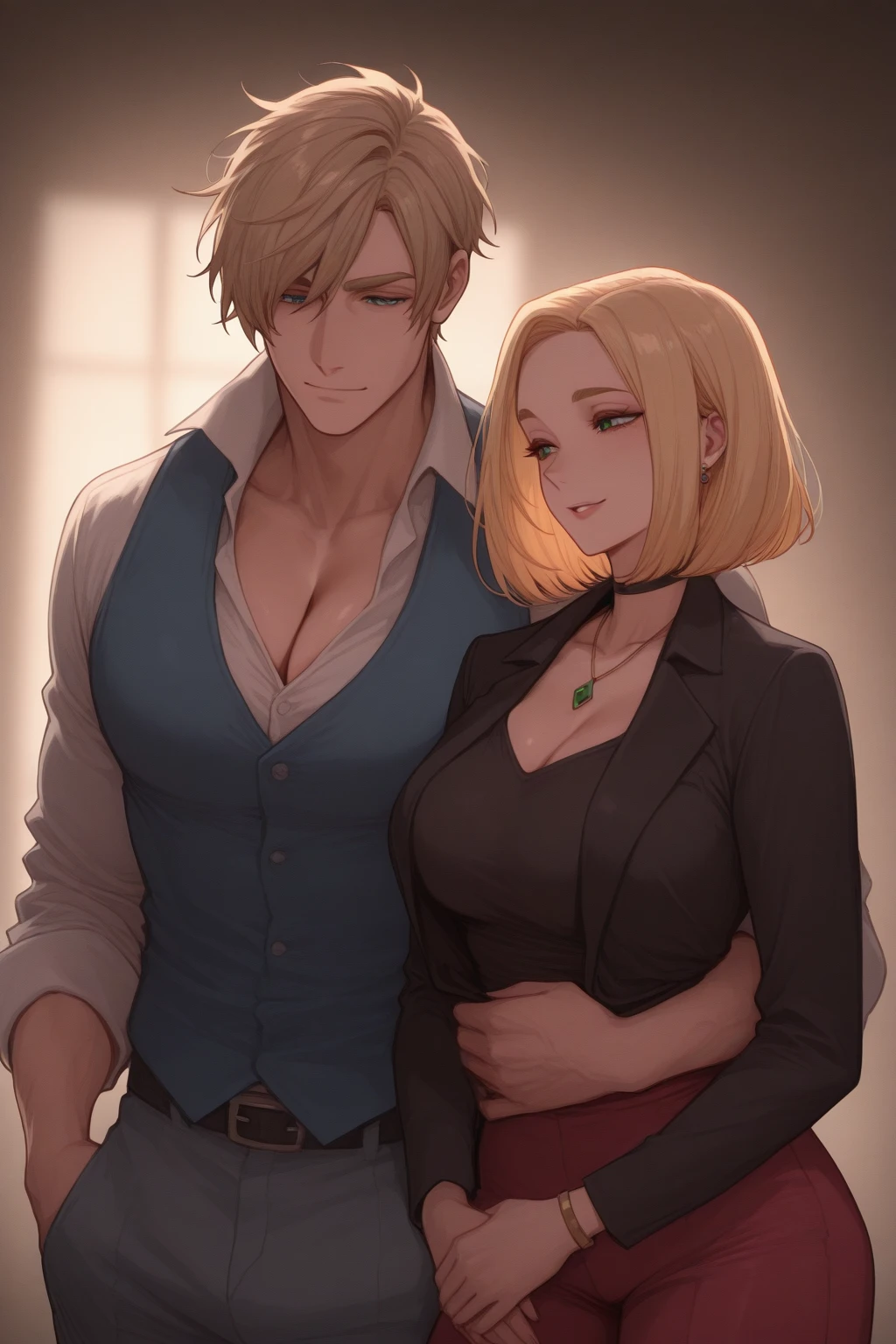 ((highest quality)), ((masterpiece)), (be familiar with), perfect face、blondes、Blue eyes、Enchanted body、mature and beautiful woman、marriage、China dress、necklace、ring、bangles、hair ornaments、black old male、Skinny man、hug each other、bikini man、Beautiful woman and old-aged blackman、naked muscle man、bodybuilder muscle man、ugly man、asian guy、age difference、ugly men、Political marriage