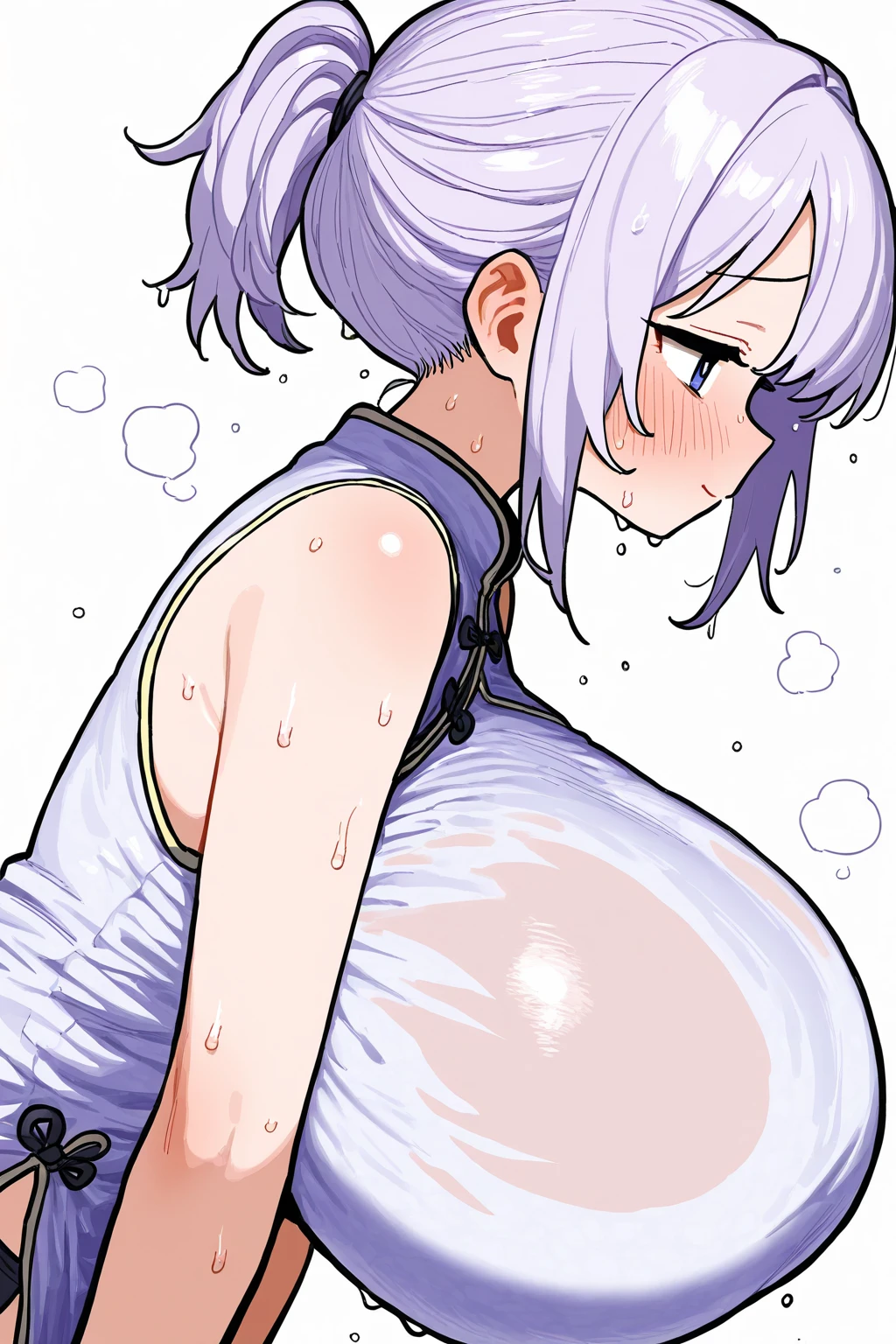 Hololive、Cat porridge、Cat girl、Full Color、School Swimsuit、girl、Desperate ahegao、Crying face、Tongue sticking out、The hair color is always light purple、Sweaty skin、In public、public、The sky is night、Big Tits、Pregnant belly、Breast milk、Pussy juice、Pool、field、Yagura standing back sex、rape、Peeing、Creampie、Climax