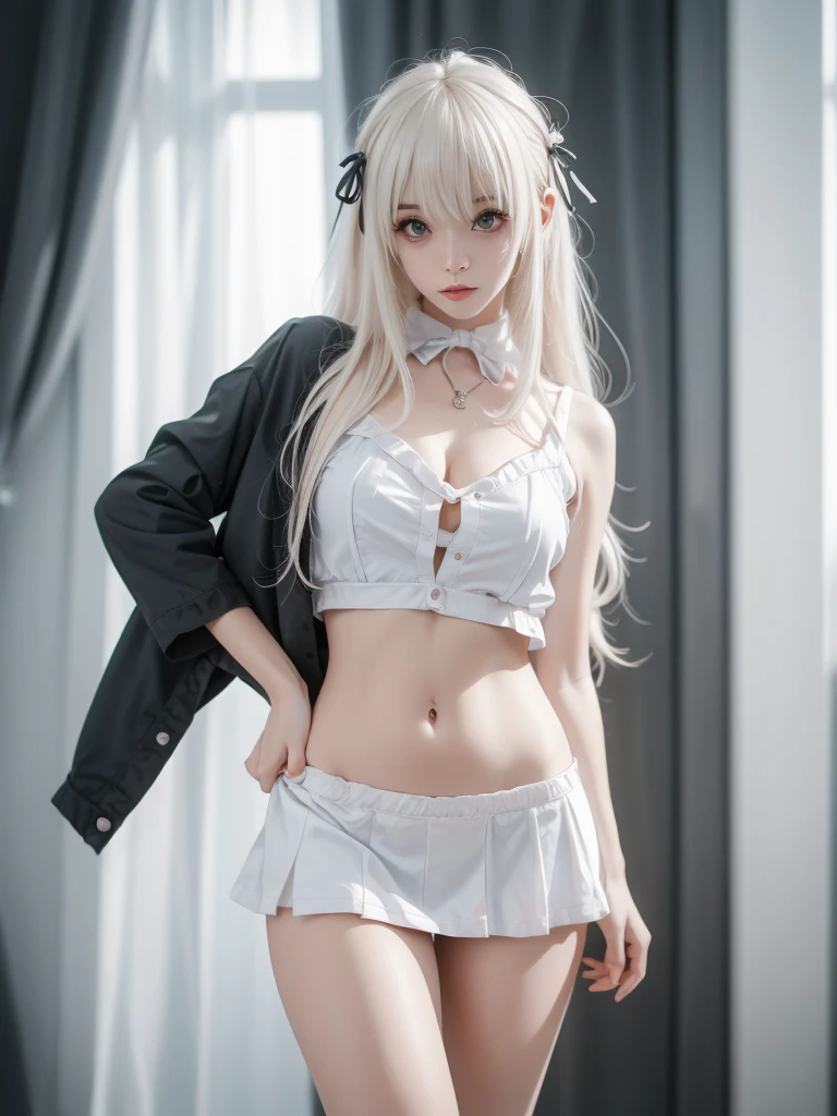 Shota White Hair Cat Ears
