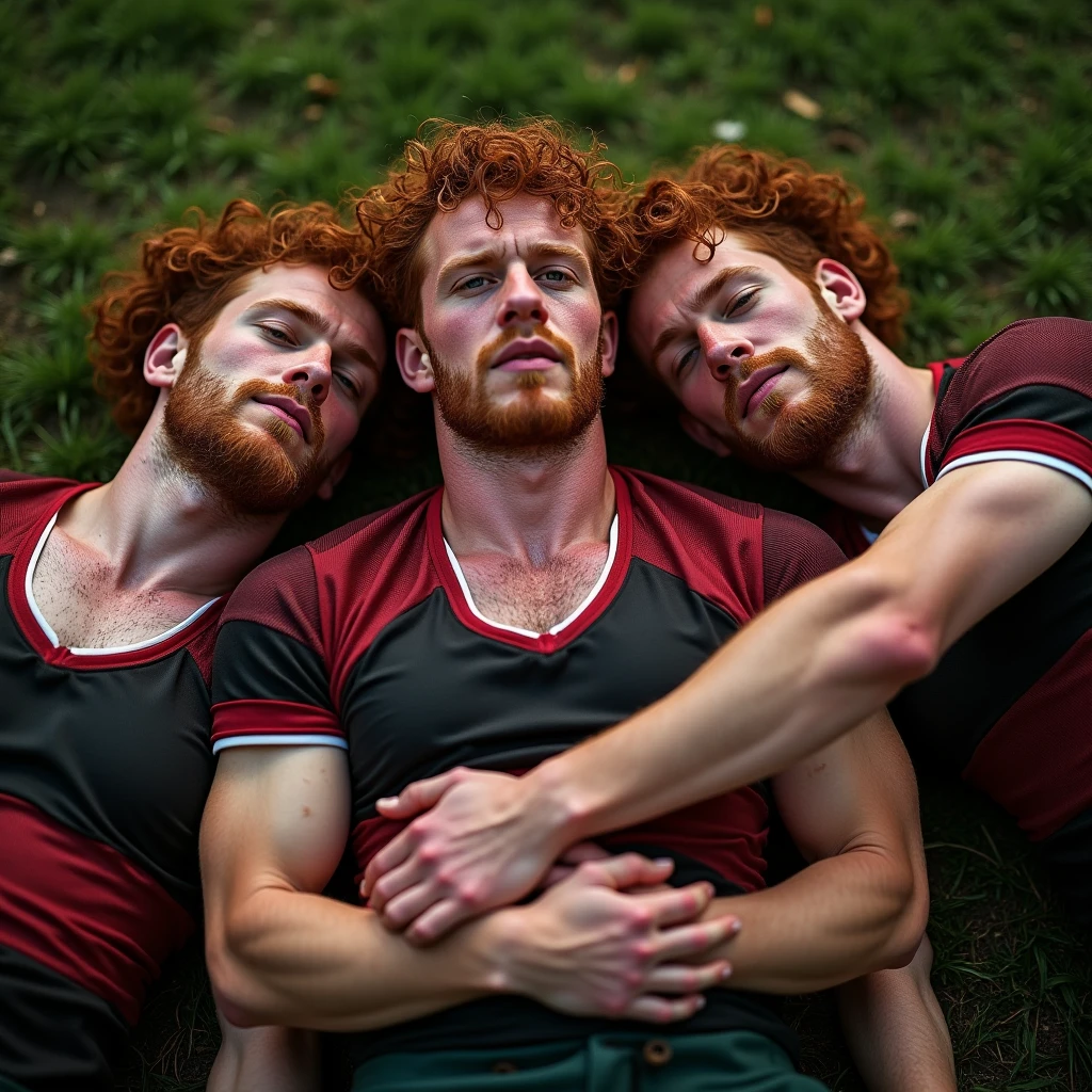 male beautiful ginger face with large nose and feckless in the cheek
