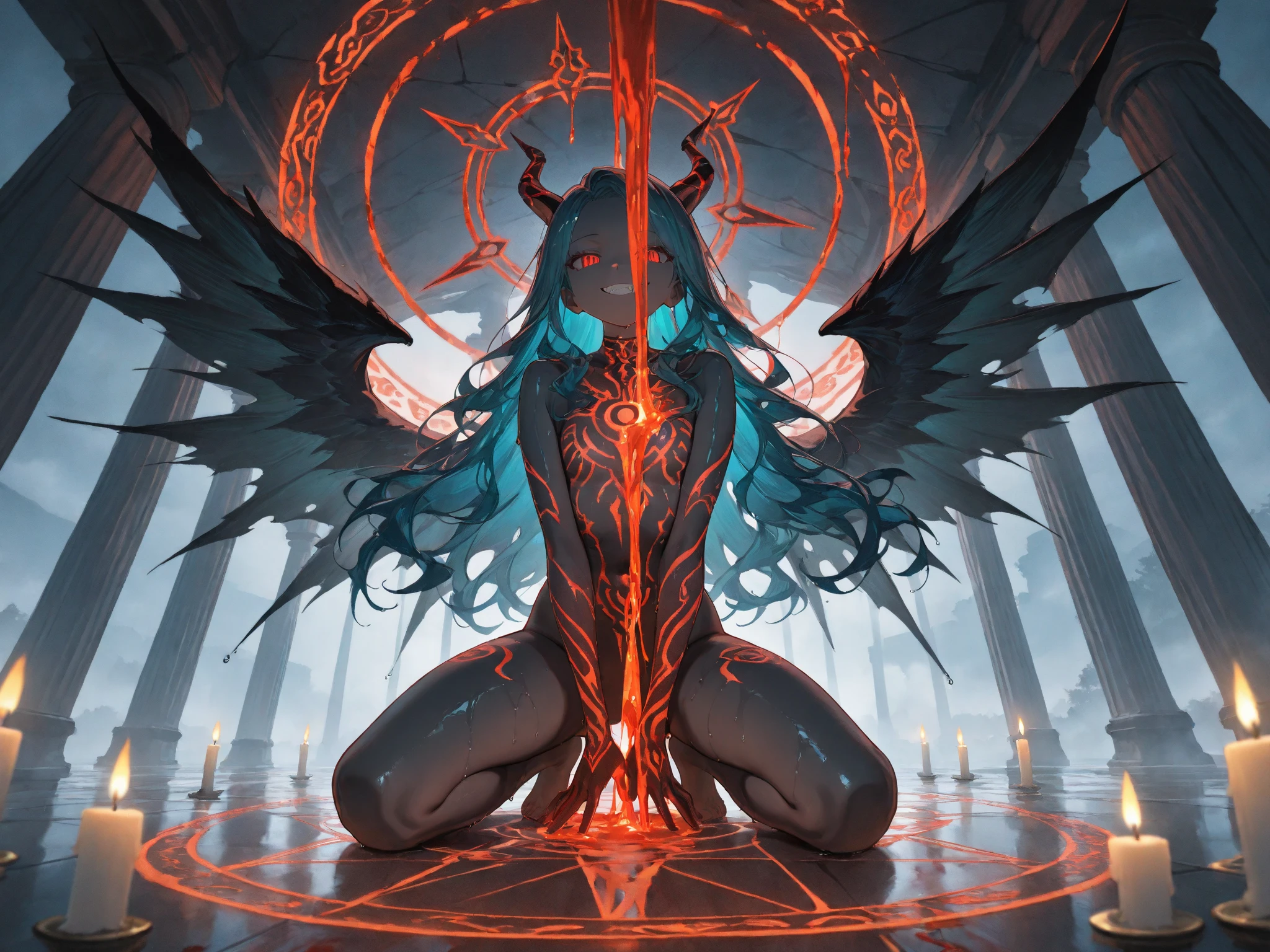 blacklight, ultra hd, Painting By Jan van Eyck, Hieronymus Bosch, Neo-Gothic, gothic, rich deep colors. Beksinski painting, part by Adrian Ghenie and Gerhard Richter. art by Takato Yamamoto. masterpiece. intricate artwork by Tooth Wu and wlop and beeple, greg rutkowski, very coherent symmetrical artwork. cinematic, hyper realism, high detail, octane render, unreal engine, 8k, Vibrant colors, Smooth gradients,
