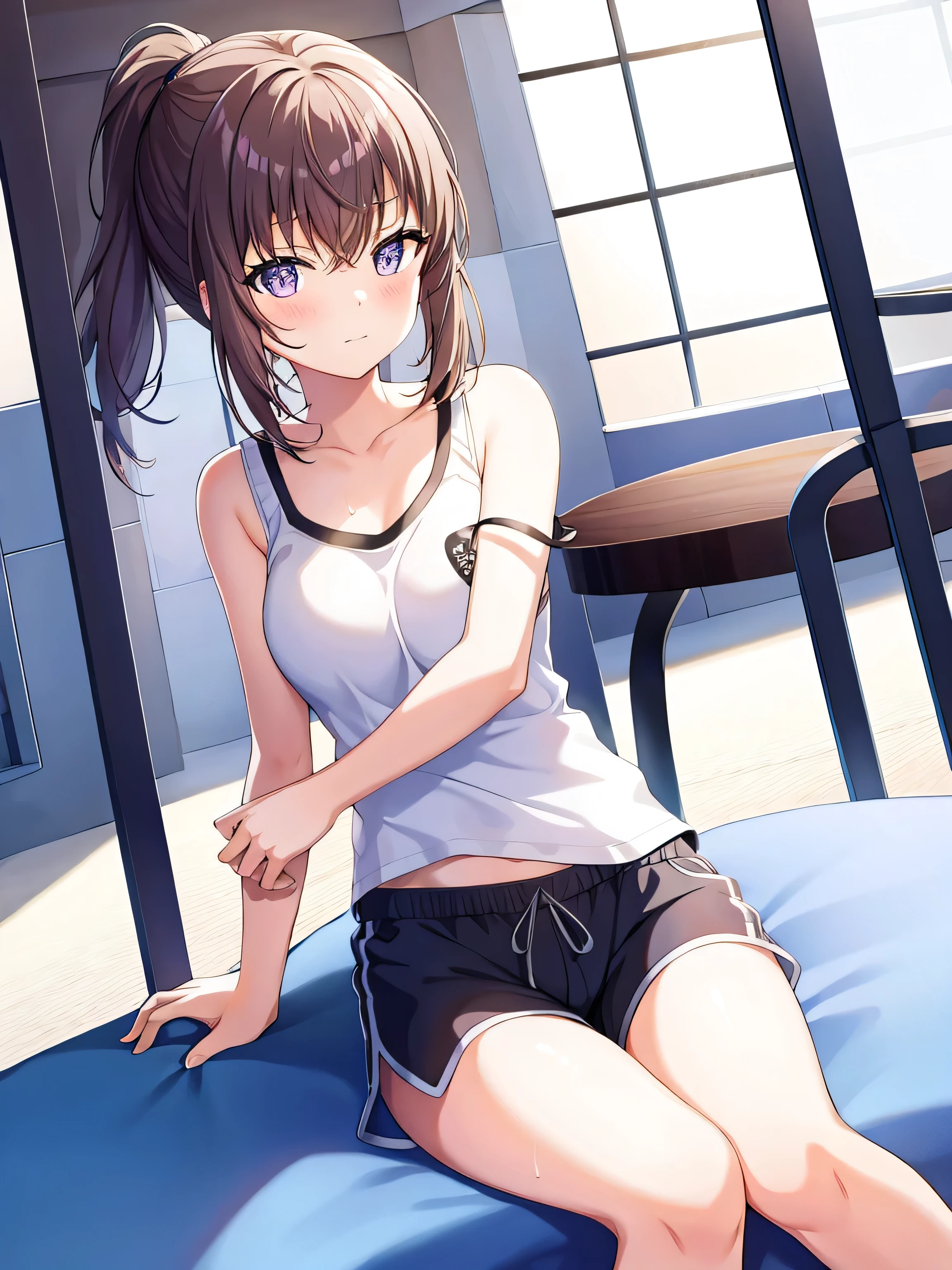 very detailed face and skin texture, detailed eyes, ((heart-shaped pupil:1.1)) double eyelids