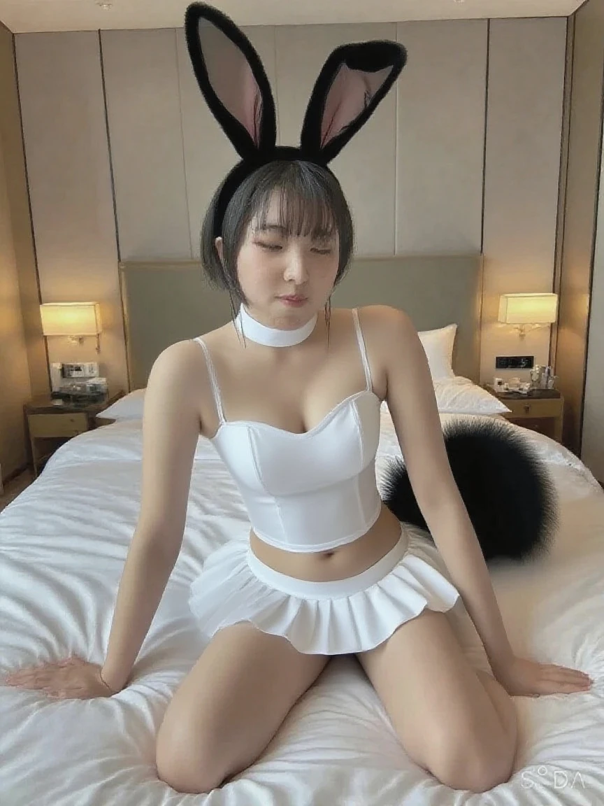 highest quality, shape, Super detailed, finely, High resolution, 8k wallpaper, perfect and dynamic composition, beautiful and detailed eyes, medium hair, medium breast, , natural color lip, sexy pose, organism, Looking at Viewer, high school student, school uniform, undressing, skirt, fake animal ears, 20 years old girl, organism, on bed, night, cum in pussy, sex, erotic, Fair skin, Whitening, (sex, vaginal sex:1.1), (intercourse with a man, vaginal, sex:1.5), (cum in pussy:1.5), Necklace, 1 boy, pov hands, hetero, organism, mole, mole under eye
