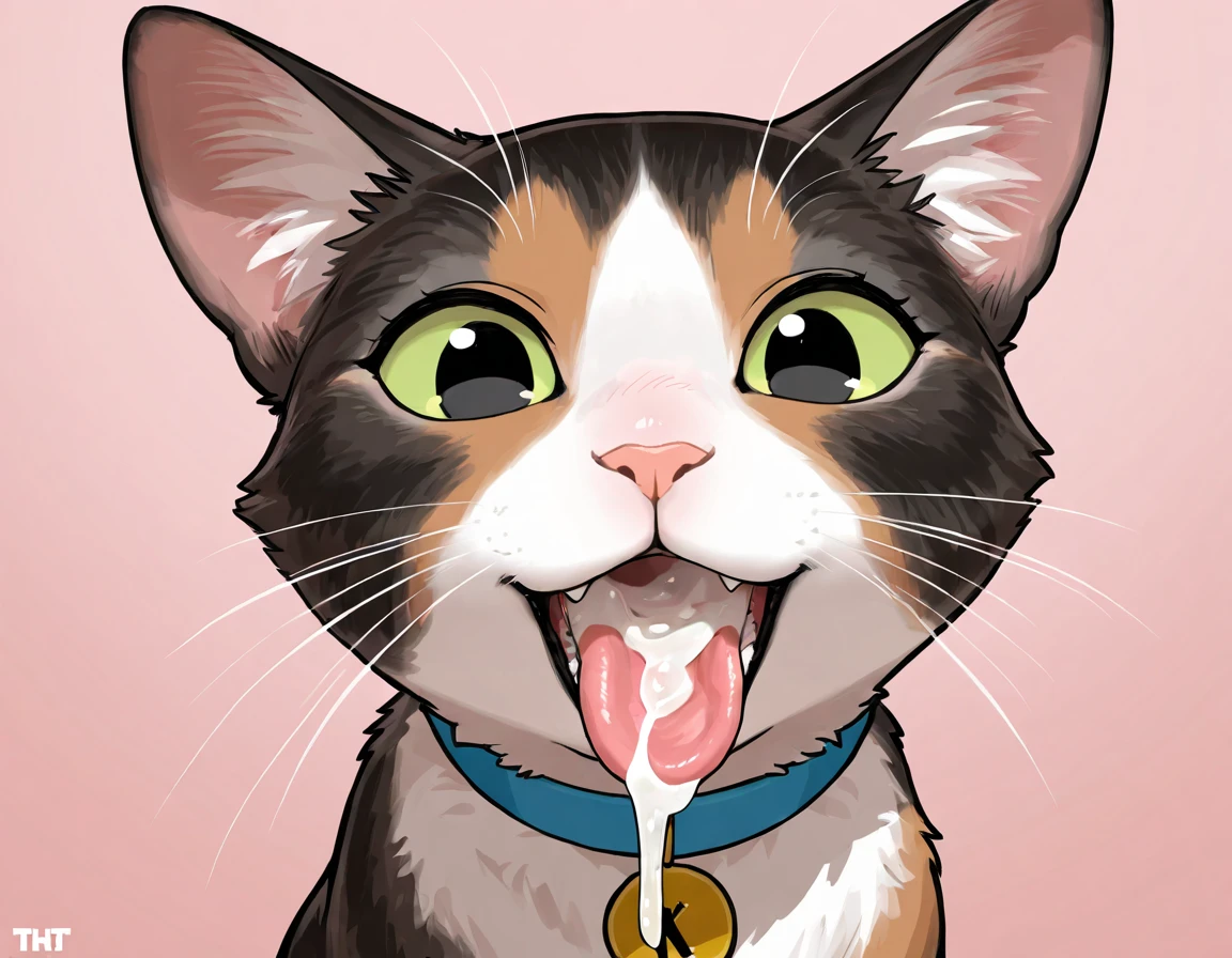 One, check_9,check_8_up,check_7_up, source_cartoon, source_fluffy, Catboat, Anthro fluffy feline girl, tall body, hourglass figure, Adult woman, Blue eyes, :3, Muzzle, pink nose, silver fluffy body, tabby gray tabby cat, длинные светлые hair, hair, closing one eye, standing, Loving expression, simple white background, wear a blue bandeau, (realistic, photorealistic, hyperrealism, photo, hyper detailed fur):1.3, fabulous, ultra clarity, 4K, excellent quality, high detail, close-up, bare chest, , cum on face, sex oral dick oral, The human penis,  Zoophilia, cute sucks dick, the cat sucks gently, caresses with tongue, sperm dripping from mouth, balls dick, balls shaved, big dick, juicy dick, touches eggs with hands, plays with eggs, tits naked, Nipples, front view,sperm stretched on tongue, looks at the viewer, 