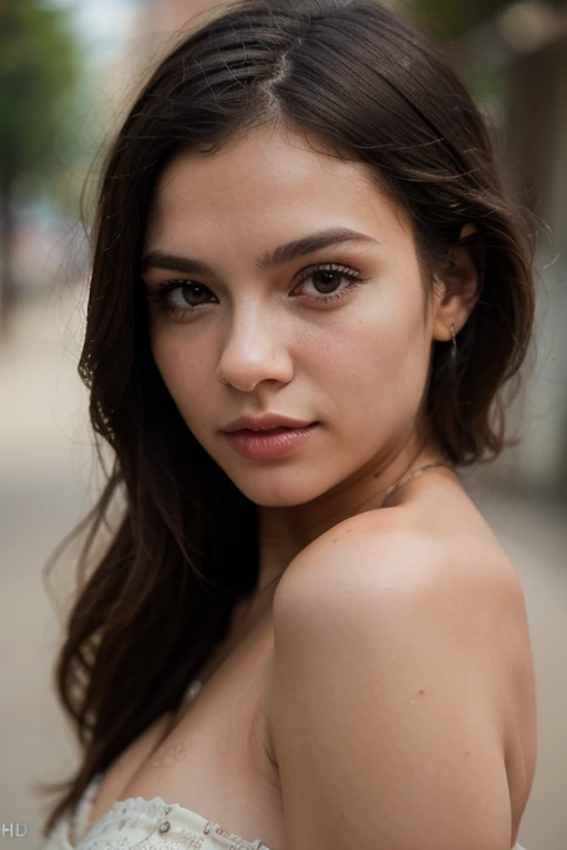 candid photo of a cute young woman ((Joana Gates)) , extremely detailed eyes, beautiful face, detailed natural skin with pores, peach fuzz, natural hair, beautiful detailed sky, award winning photo, nikon d850 film stock photograph f1.6 lens, rich colors, dramatic lighting, looking at the viewer, RAW photo, high quality, sharp focus