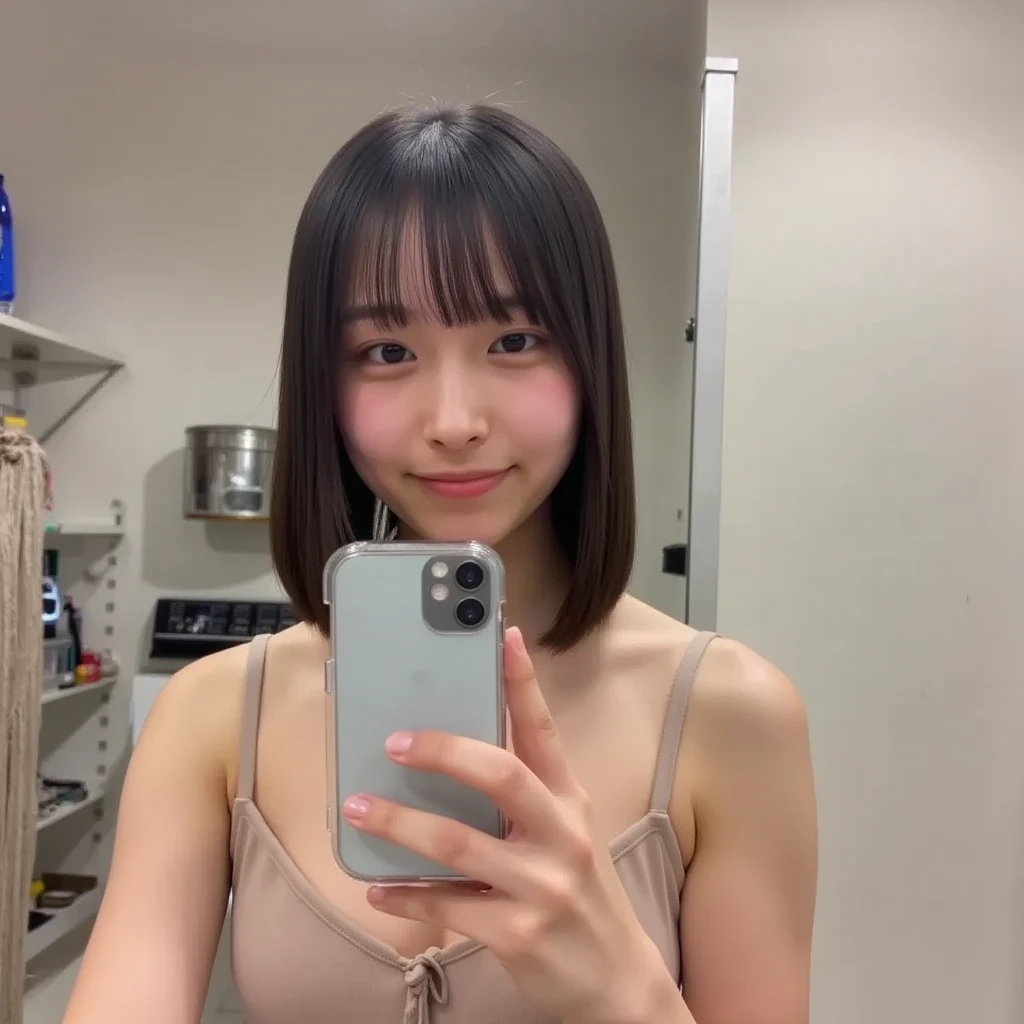 8K, high resolution, masterpiece, photorealistic,Tight T-shirt,A T-shirt that shows off your bust, Large Breasts, Big Tits, Patsy T-shirt, Pink small t-shirt, Accentuates the bust line clearly、 Accentuate your breasts, Very swollen breasts, K-Cup, Tシャツから胸の形が分かるほどにLarge Breasts,There are two nipples