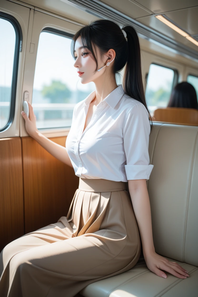 {(8K,to be born},(realistic:1.3), face with shadow, Depth of written boundary, 学to be born服,
beautiful,great art,(((very detailed))),
{1 girl sitting,bangs,女子高to be born:18Year:laughter}{{,sleep,close your eyes}},{{white panties:camel toe}},{mini skirt}},
cowboy shot,from before
,(((very detailed))),in the train, a young girls is sleep contentedly. through the gap between her legs and skirt, I can see her panties. Because the car is shaking, Calm facial expressions and gentle breathing create a calm atmosphere...,{open your legs}
,(((very detailed)))