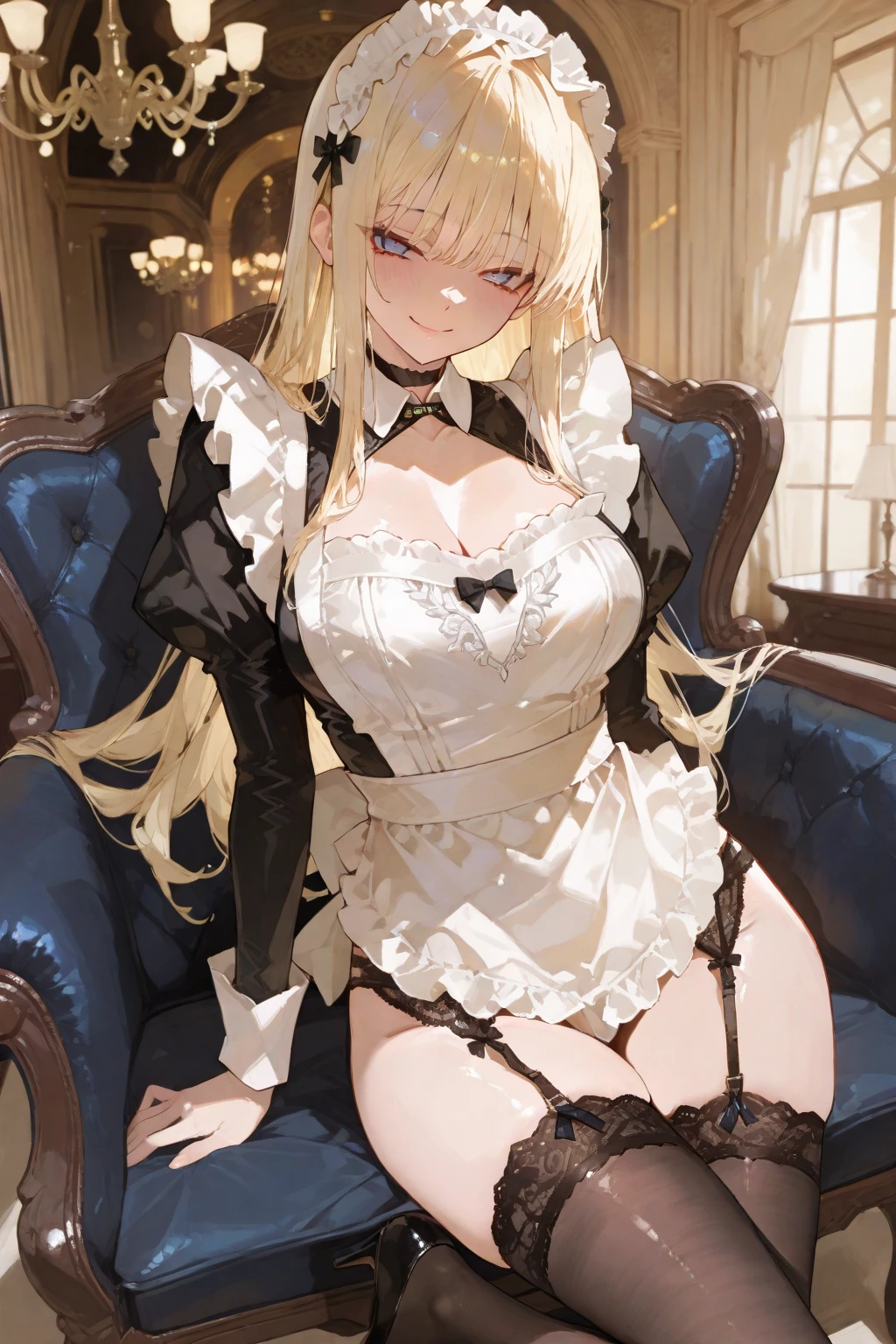 Masterpiece, Superior image quality, high resolution, 4k image,photo and gross, photorealistic, whole body, Very detailed face, Detailed clothing, detailed fabric, torso leaning forward, 1 young girl of 15 years, {{{vagina}}}, torso leaning completely forward, showing the ass, perfect ass, perfectly drawn body, beautiful face, long blonde hair, Blue eyes, very detailed eyes, pink cheeks, shy expression, choker:1.6, (white long sleeve button down shirt with white collar), black gloves, gloves that cover hands, (black leather corset), (shiny black leggings), Black leather boots, Sensual Lips, show details in the eyes, looking at the viewer, large elegant illuminated room