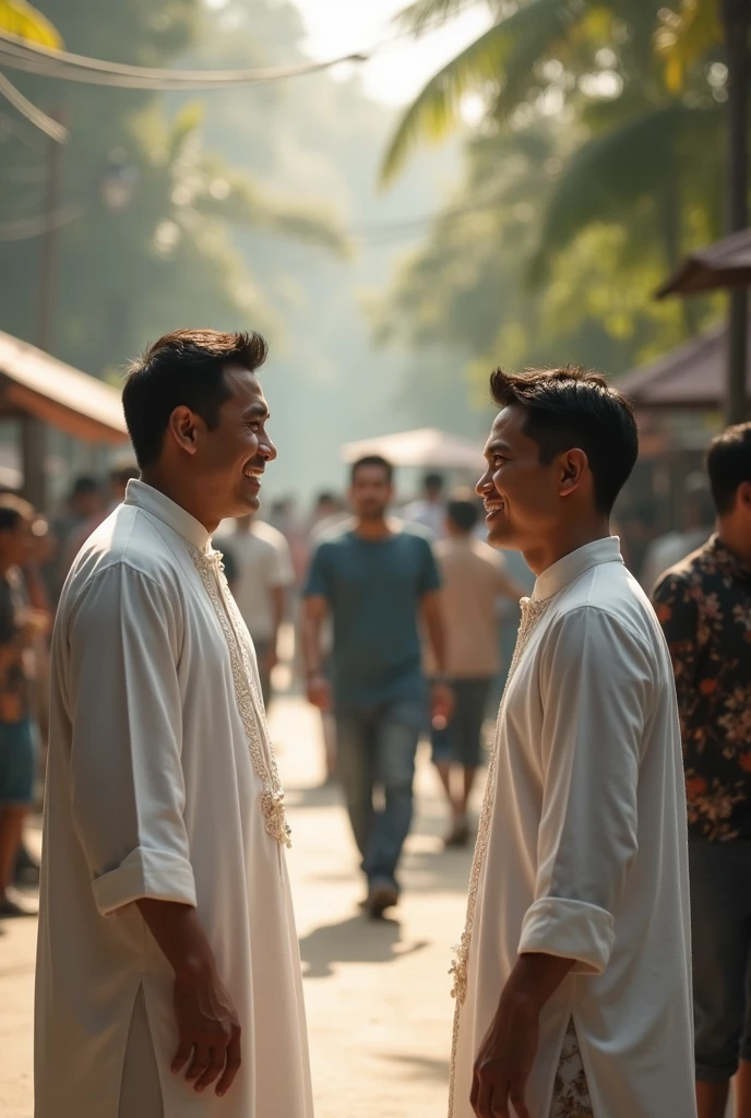 Realistic photo of Gay asian couple have a sex