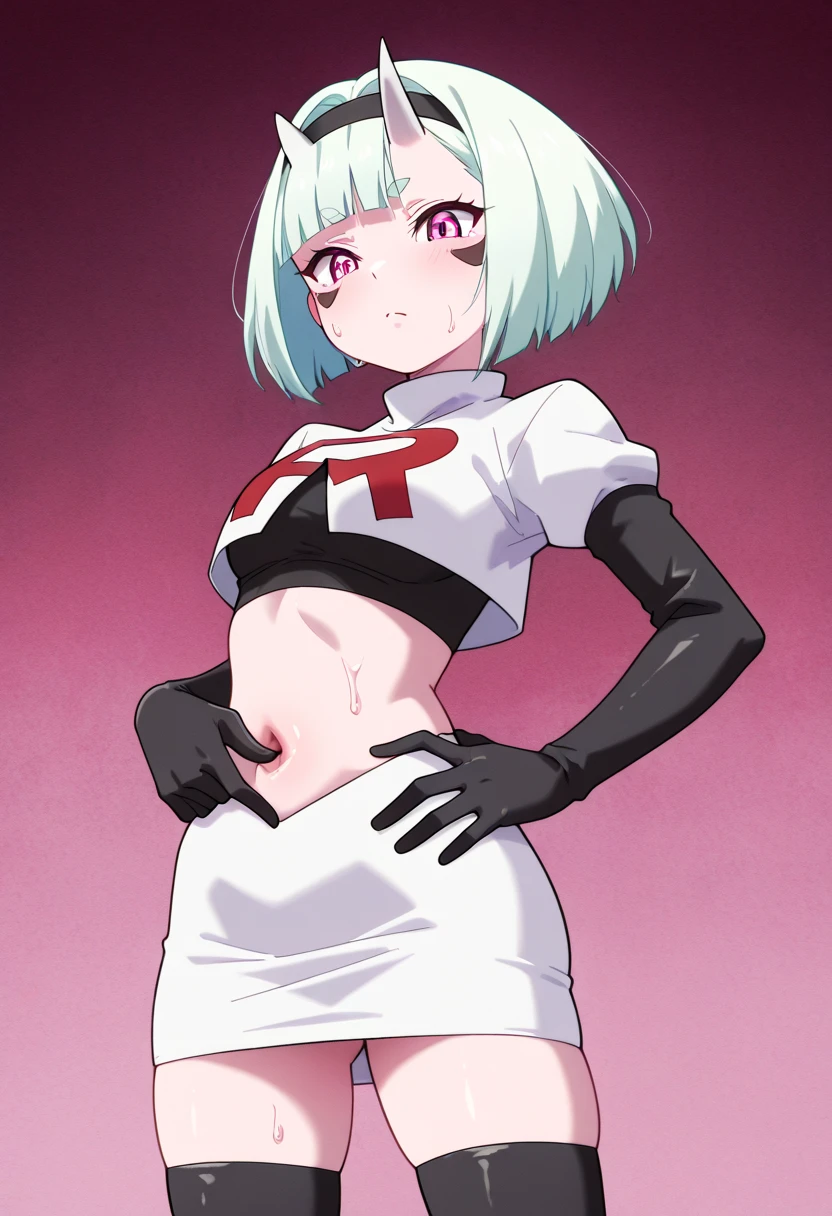 Nipple piercing, 1 sissy boy, hypnosis, mucus, empty eyes, heart shaped pupils, mind control, nsfw, collar, humid, fog, brainwashing, Rubber Suit, Chastity belt, Pink rays, corruption, salute,