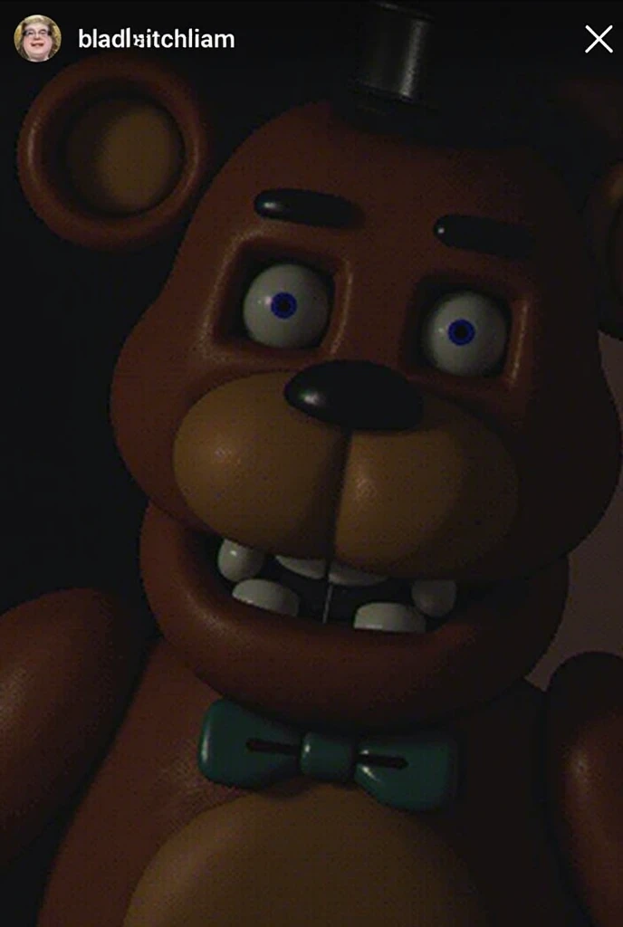 (masterpiece, best quality:1.2), <lora:freddy_fazbear:.95>, freddy fazbear, hat, top hat, bow, 1boy, solo, male focus, bowtie, furry male, no humans, portrait, blue eyes, mini hat, robot, standing, black bow, grin, furry, smile, teeth, animal ears, black bowtie, black headwear, joints, mini top hat, outdoors,