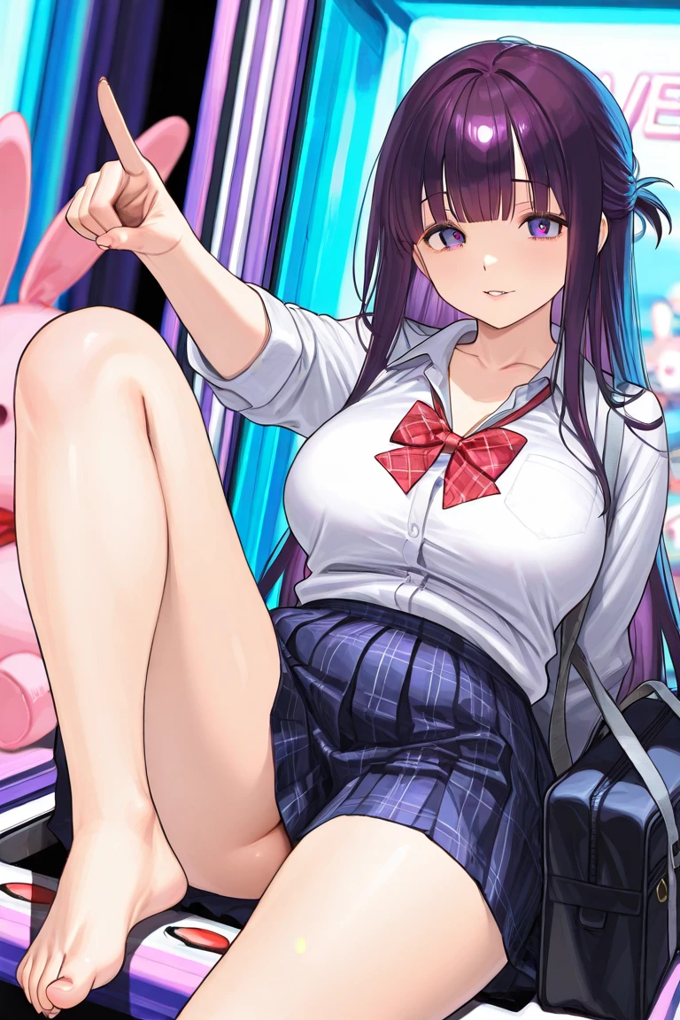 (((Put your hands out in front of you、Spread your legs、Hands tied with ropes))、(((Accentuate your breasts、Shiny underwear、Hands tied with ropes)))、Highest quality, 8k, masterpiece :1.3)), whole body, Sharp focus :One Girl,Glowing Skin,SSexy pose,Highest quality,Tabletop,shape,Very delicate and beautiful,Hmph,8k壁紙,wonderful,In detail,Official Art,Very detailedなティッカーUnity 8k壁紙,Unbelievably ridiculous,Large file size,Very detailedな,High resolution,Very detailed,Beautiful detailed girl,Realistic,X-ray,The queue is full,(((Uniform Blazer、mini skirt)))、(((Put your hands out in front of you、Big Breasts、Purple Hair、Hands tied with ropes)))、(((School、classroom、Health Room)))、Stand upright、Cleavage , ((きれいなPurple Hair、Hands tied with ropes))、Uniform Blazer、exy pose、Hairstyle: Long hair、Medium Izuna、Hands tied with ropes