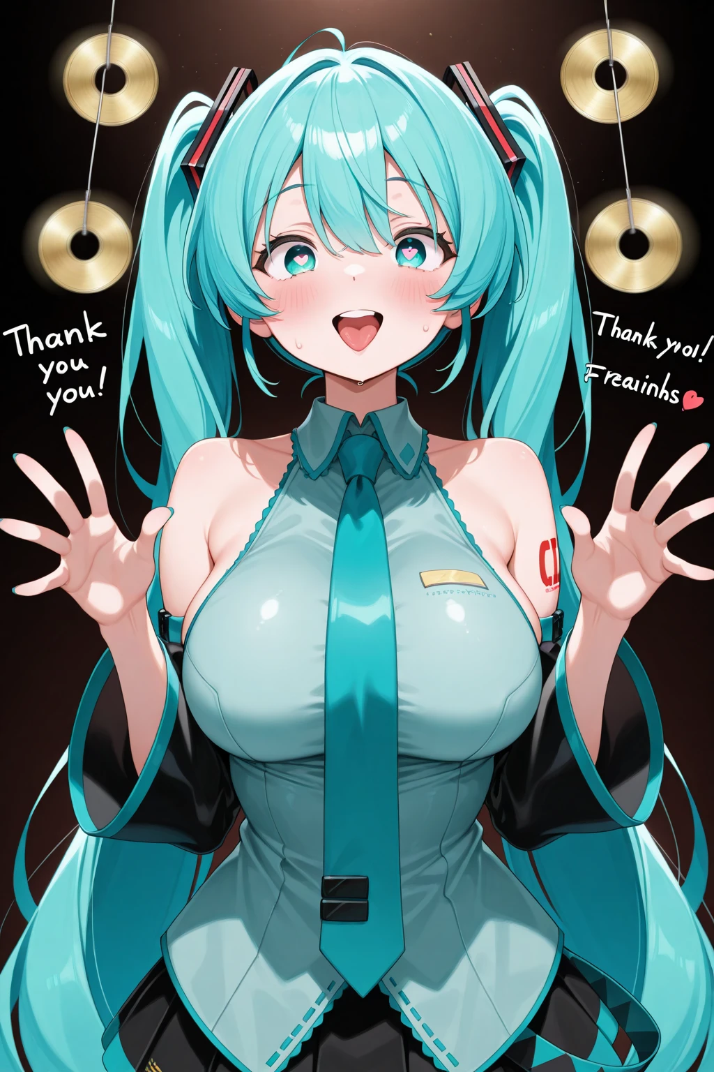 high resolution，miku hatsune、open the door，Huge breasted breasts:1.3)、(Grab your chest:1.3)、(Sweat:1.4)、(Sexy pose:1.4)、(Blushed:1.4)、Laughter、Sticking out tongue、((Heart-shaped pupils))、((Sexy pose))、，Spread your legs、Vaginal，Spread the word ，Masturbation、(Upper body naked:1.3)、(See-through lingerie:1.3)、(Grab your chest:1.3)、(Sweat:1.4)、(Sexy pose:1.4)、(Blushed:1.4)、back