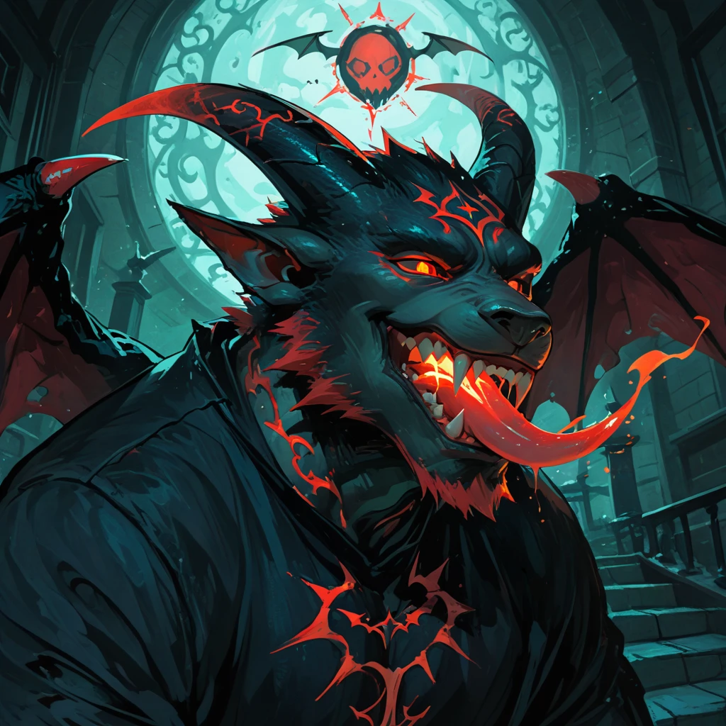  
In the dark kingdom, where the gates creaked and ominous shadows filled the air, the spectacle unfolded, which even the darkest nightmares could not comprehend. In these fiery lands stood a grand castle, once majestic, but now has become a symbol of torment and despair. The castle towered, stirring the imagination of sinful souls, tempting them to challenge their destiny. Only the weak and tired tried to resist his power., but they couldn&#39;t resist the demonic walls of fire, carved steel doors and powerful charms, who guarded him, preventing any escape from this treacherous cursed place.

Under its majestic dimensions, against the background of the castle, a market square was allocated, where demons of all stripes made their hellish deals in the dark market. The market was filled with hissing and noise., similar to the roar of machines, and the smell of sulfur, which permeated every corner of the crumbling premises. Demons traded rare relics of hell, cunningly offering them to mortal souls in exchange for their last drops of hope. In this market, dark secrets seduced the timid with their promises and mercilessly broke souls.

Not far from the market there was a corner of sin and debauchery - a brothel, which attracted all sorts of bad fame from the depths of hell. Here, at this dark hellish feast, succubi ruled - mysterious seductive creatures, which with their alluring charm captivated the wildest fantasies of sinful souls. The brothel was permeated with the rhythm of sin and refined pleasure., where demons wove their lost souls into the clutches of temptation.

