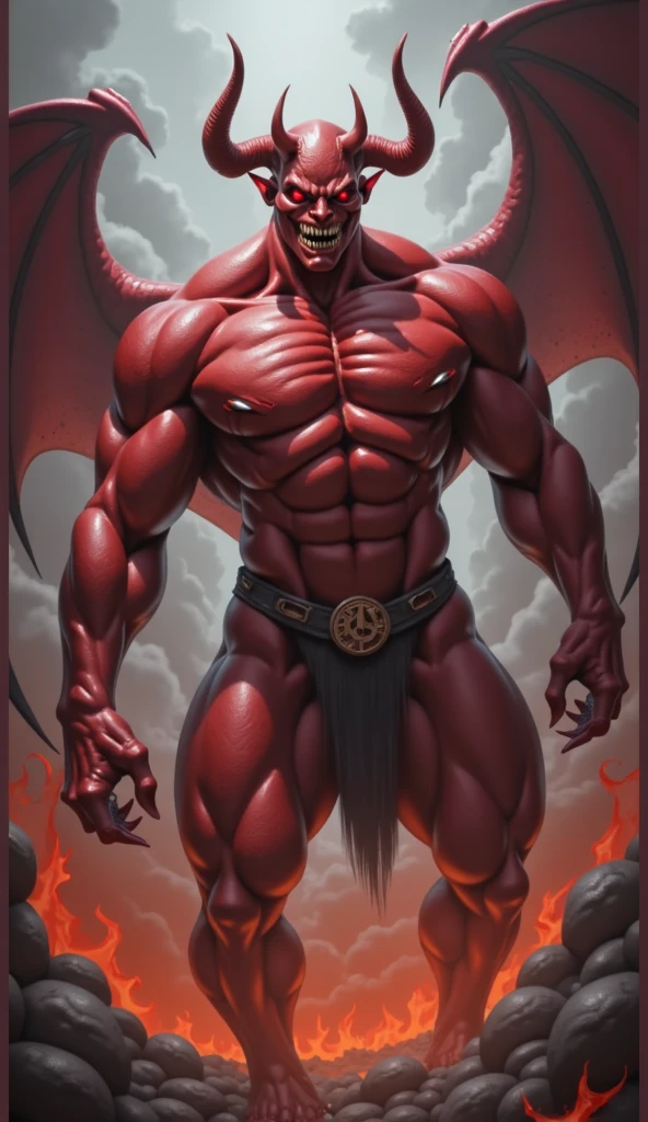 Character description: (1 girl), (cara delevingne:1.25), (beautiful girl face:1.25), (muscular succubus demoness), (carnage skinless physique:1.25), (huge gigantic wings & horns:1.25), (undead skinless succubus:1.25), (covered in red necrotic rotting skinless muscle:1.25), (exposed muscular anatomy:1.25), (large demonic claws:1.25). Character pose: Standing with legs closed, Arms spread apart, Wings spread out, (Whole body pose), Front View. Character expression: psychotic laughter, sharp teeth, beautiful cute girl face, red eyes, scary and horrific. Scene description: anatomic tech world morph, hellish landscape, Hellraiser like atmosphere. Scene Quality: (8k, RAW photo, photorealistic:1.25).