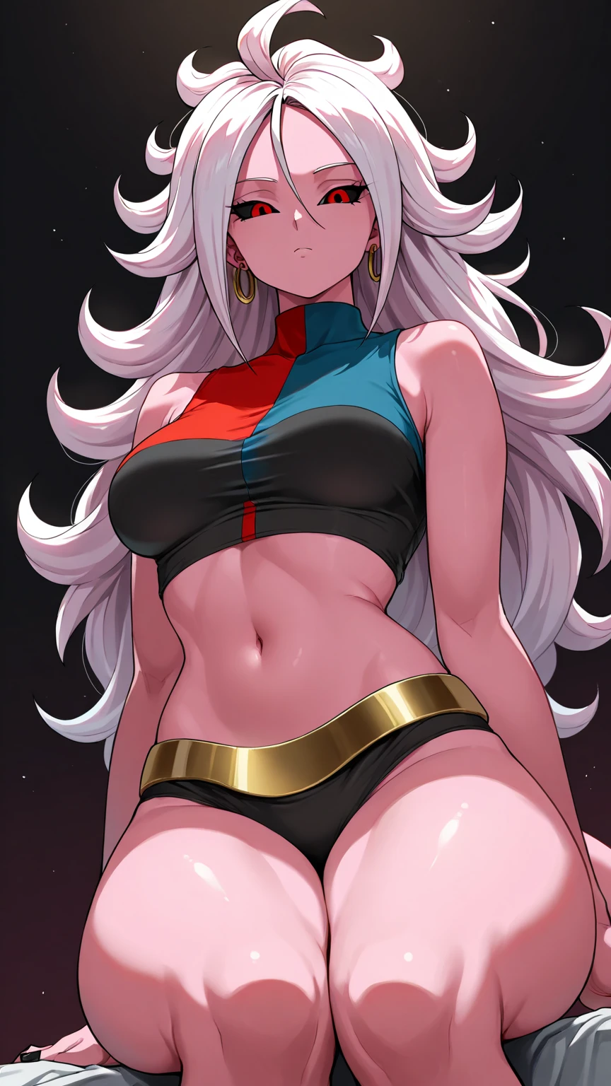 Musashi Miyamoto,Stars and Stripes Swimsuit,Slender and sexy woman,Pink Hair,