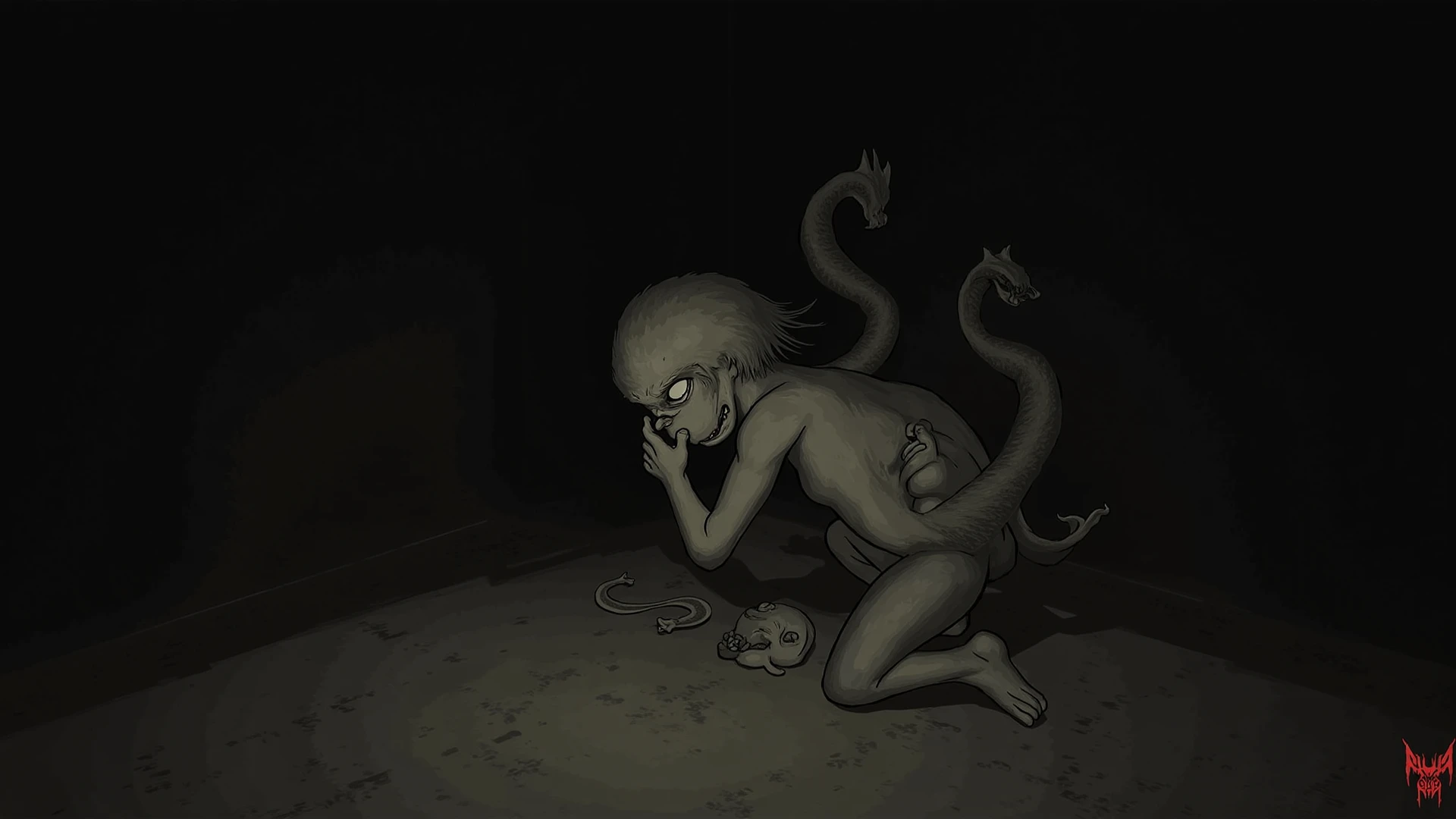 <lora:avasdemon3:1>, 

avasdemon, 


Please describe in detail the scene of a grotesque zombie girl crawling out of the ground, reaching toward us and moaning in pain. Super realistic, super detailed, very detailed shadows