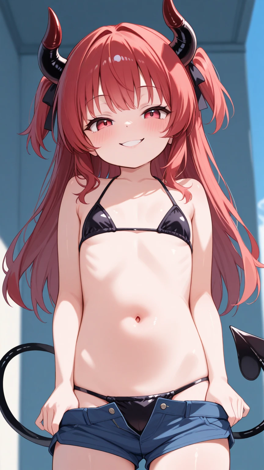 score_9, score_8_up, score_7_up, source_anime, cowboy shot BREAK
ciara faux, vampire, fangs, horns, black panties, strapless bra, red nails, red lips, light smile, closed mouth,
beach, ocean <lora:ciara-ponyxl-4-000006:0.8>