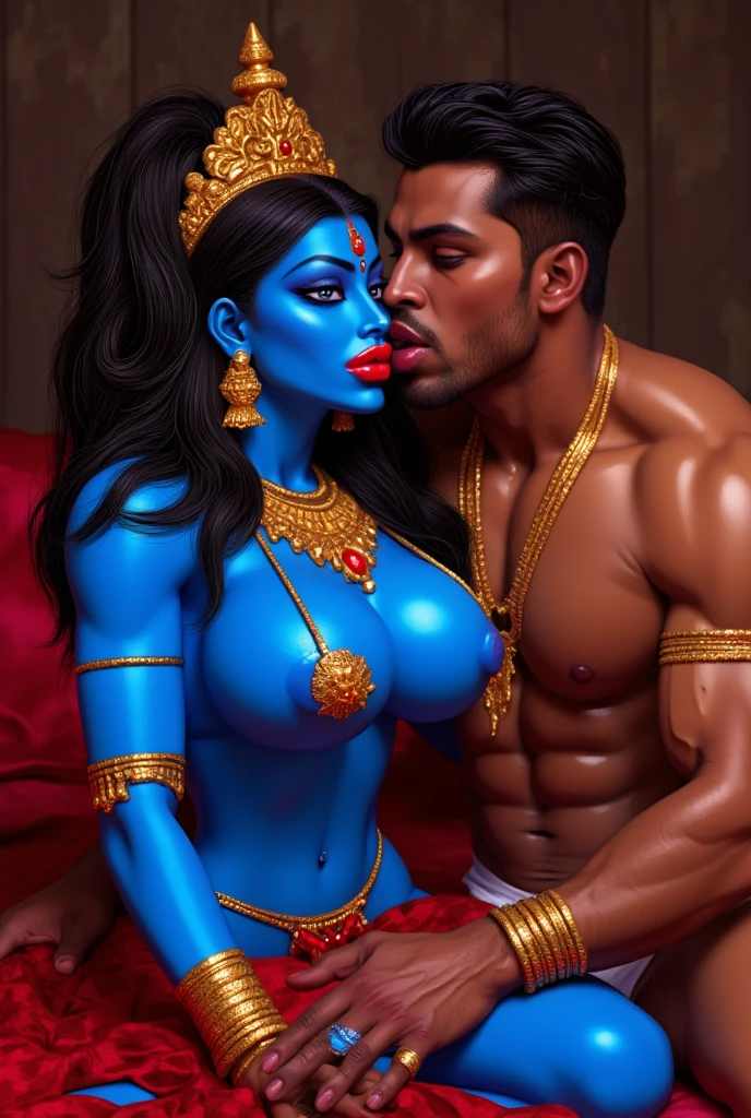 ((best quality)), ((masterpiece)), (detailed), (couple), ((1woman, 1man)) , ugly unattractive evil man, (muslim man) , heavy rough unhygienic beard, (feminine beautiful indian hindu woman), natural woman breast, indian goddess in jewellery, woman in transparent saree, (man groping woman forcefully from back), man grabbing woman crotch, (fantasy illustration:1.3), enchanting gaze, captivating pose, sexy, NSFW, rough, evil look, dominating man, submissive woman , uncomfortable woman, (high-resolution:1.2)