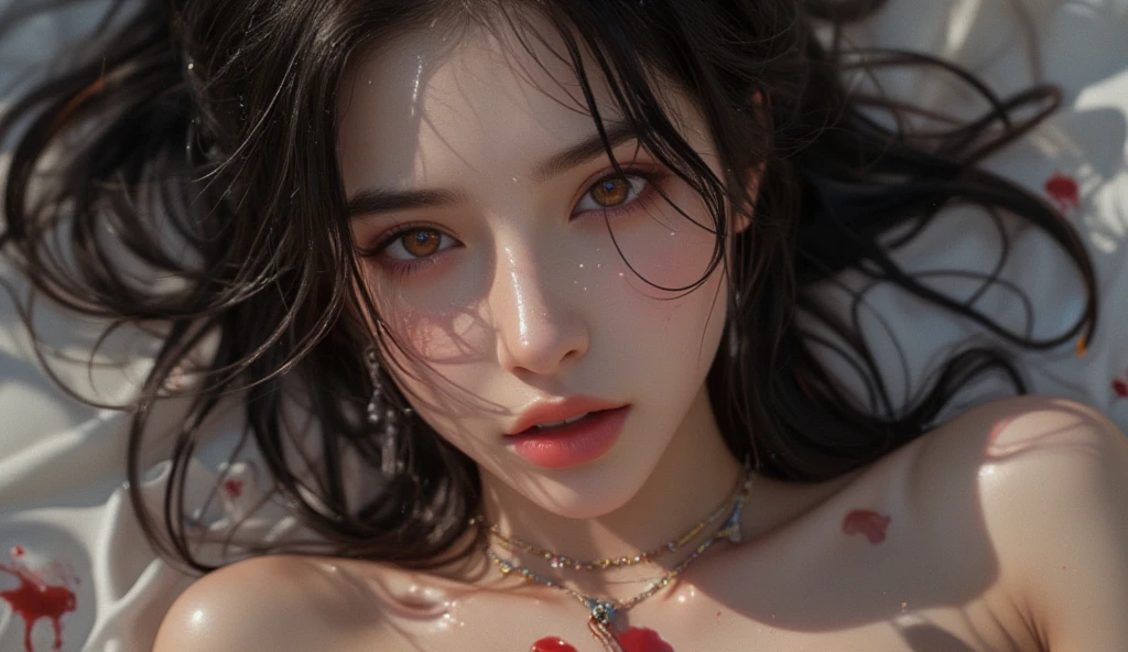 (Browsing Caution:1,4),Mix 4, (8K, RAWphotograph, Highest quality, Tabletop: 1.45), (Realistic, Realistic: 1.37),illumination, night, プロのillumination, photographn mapping, Radio City, Physically Based Rendering, Gradient Brunette, 高品質のphotograph, High resolution, 1080P, (Detailed facial depiction), (Detailed description of the hand), (Delicate CG), Extreme light and shadow, Rich details, (Detailed facial features), (Highest quality), Look in front of you, Highly detailed face, Highly detailed lips,  超High resolution, (Faithfulness: 1.4), photograph, 1 girl, [(sad)],  , Thin limbs, movie, Cool pose, I Cup, Highest qualityな完璧なボディ, photographのような, (1 girl: 1.3), Perfect balance, (Huge, Perfect breasts, Areola),(Realistic, Photorealistic:1.37),One Girl, Cowboy Shot,Professional Lighting, Photon Mapping, Radio City, RAWphotograph、(Photorealistic:1.4)、Octane Rendering、Complex 3D rendering with ultra-detail, Studio Soft Light, Rim Light, Vivid details, Super Detail, Realistic skin texture, Detailed aspect, Beautiful details in the eyes, Highly detailed CG Unity 16k wallpaper, compensate, (Detailed Background:1.2),Highest quality, 超A high resolution, Tabletop, One Girl, One girl,alone, Upper Body,View Viewer, White Background, Multicolored Hair, compensate , Lips parted, Black Lips, eyeliner, Gothic, Goth Girl,((Light on face:1.2)),((movie照明:1.2)),(Photorealism:1.4),((30 piercings in left ear)),((necklace)),((A woman who always smiles)),((nightのプールサイド:1.6)),((Lighting on face:1.1)),((Upper Body:1.2)),((Delicately depicting the face:1.2)),(Very short bob hair:1.5),((Multicolored Hairの色:1.4)),((black colored contact lenses:1.2)),(((Completely naked))),(((nsfw)))