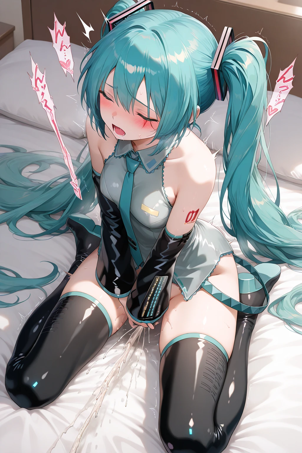 (masterpiece,Highest Resolution,4K High Resolution,Crisp image quality,Ultra HD,Detailed Hair)(Intense sex scene with a man,Pussy juice sex:1.2)(Cross section of vagina with sperm penis inside:1.5)1girl,(Exposing sex to the audience:1.2)Green Hair,,Realistic moans,A large amount of translucent sperm,Eyes are hearts,((realisticpussy))