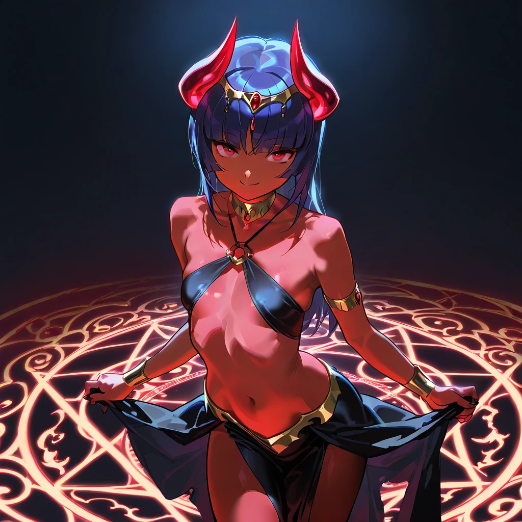 Succubus, gostosa, lingerie, hentai, Geometric Light, corpo todo, transparente