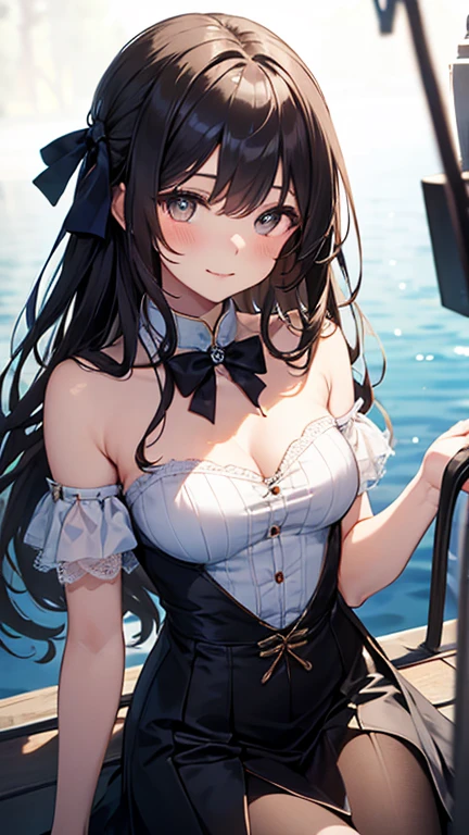 ((Best quality, 8K, Masterpiece: 1.4)),((Amazing detail: 1.3)),((illustration,big breasts,: 1.2)),((high resolution: 1.1)),(Blue Archive),1girl,ichinose asuna,halo on the head,sexy Maid attire,Long bangs,gold long hair,evil smile,blush, half-closed eyes, mole under eye,cyan eyes,sexy,grin,extremely detailed,delicate,delicate face,anime style,depth of field,