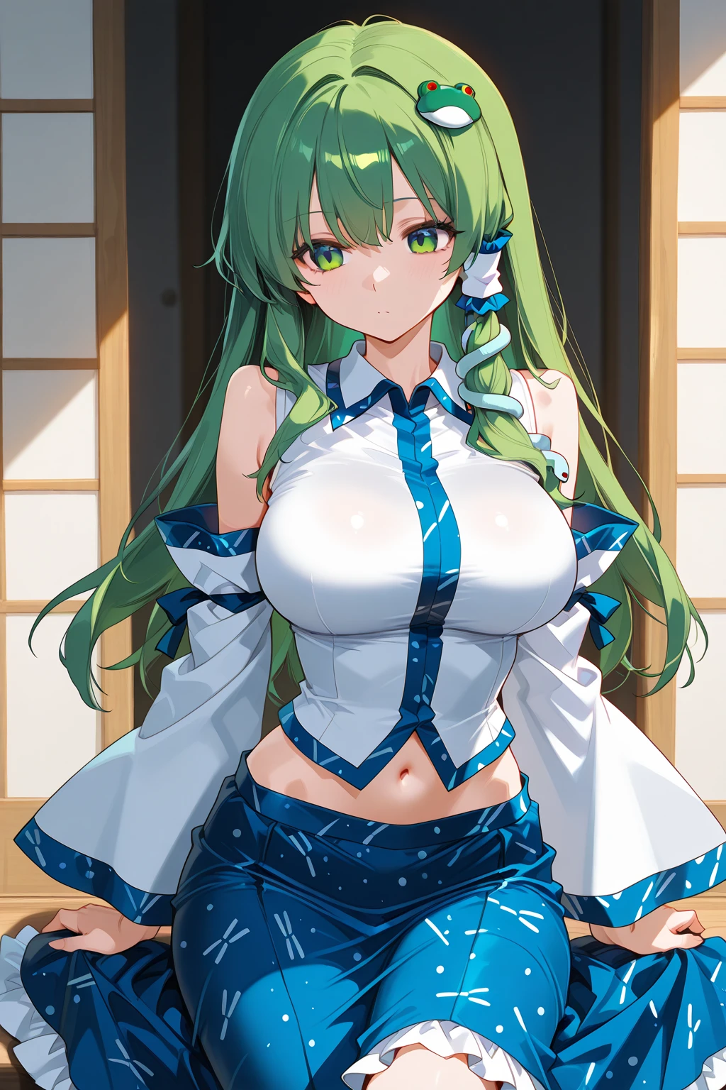 Sanae Kochiya Big Tits