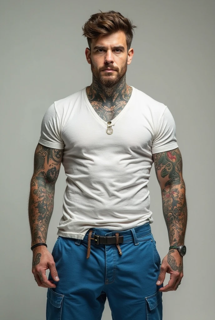 Make a picture of Messi naked