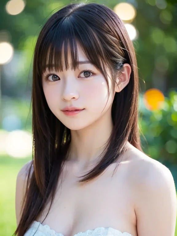 one girl, (a beauty girl, delicate girl:1.3), (12 years old:1.3), break,beautiful breasts,(standing by the lake in the forest )、wallpaper,(standing at the edge of the lake )、((Completely naked)),(((pubic hair)))、(((Completely nakedで)))、(((Completely nakedで)))、(((not wearing anything))),NSFW、Blue sky、NSFW、wet、pink nipples, break, small breasts, brown eyes, parted bangs, brown hair, girl, break, (Eye and face details:1.0), break, (masterpiece, highest quality, super detailed, detailed face, 8k)