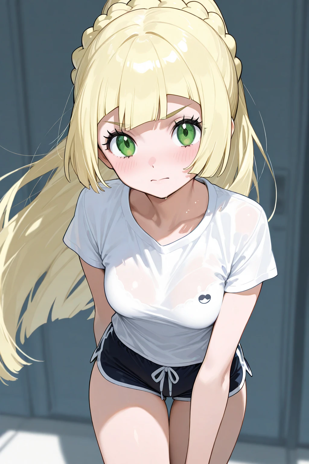 Anime girl with long blonde hair and green eyes lying on the floor, menina anime loira com cabelo longo, arte cg anime suave, gato anime bonito, menina anime bonito, anime melhor garota, visual anime de uma menina bonito, gato anime bonito, Menina anime com cabelo longo, menina anime bonita, muito bonita menina gato anime, hd anime wallaper, menina anime bonita