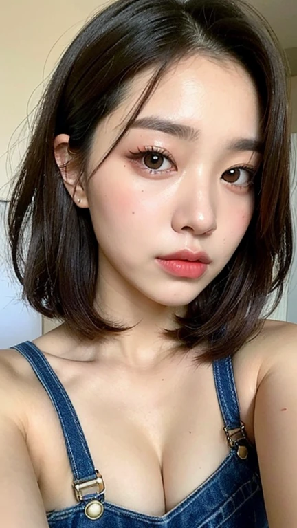 ((highest quality, 8k, masterpiece:1.3)), concentrated:1.2, Beautiful woman with perfect figure:1.4, ((Cut your hair in layers, Beautiful breasts:1.2)), Bandeau dress:1.1, Highly detailed face and skin texture, Detailed eyes, double eyelid,Whitening the skin,Long white hair,close - up studio photo, Japanese Model, Big Breasts, Beige sleeveless tight knit, ID photo