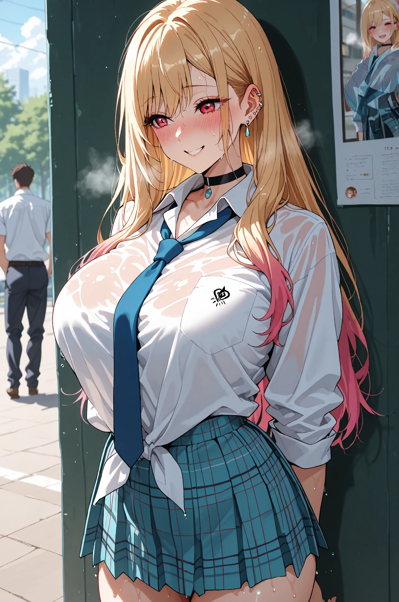 Blue Sexy Bra:1.9