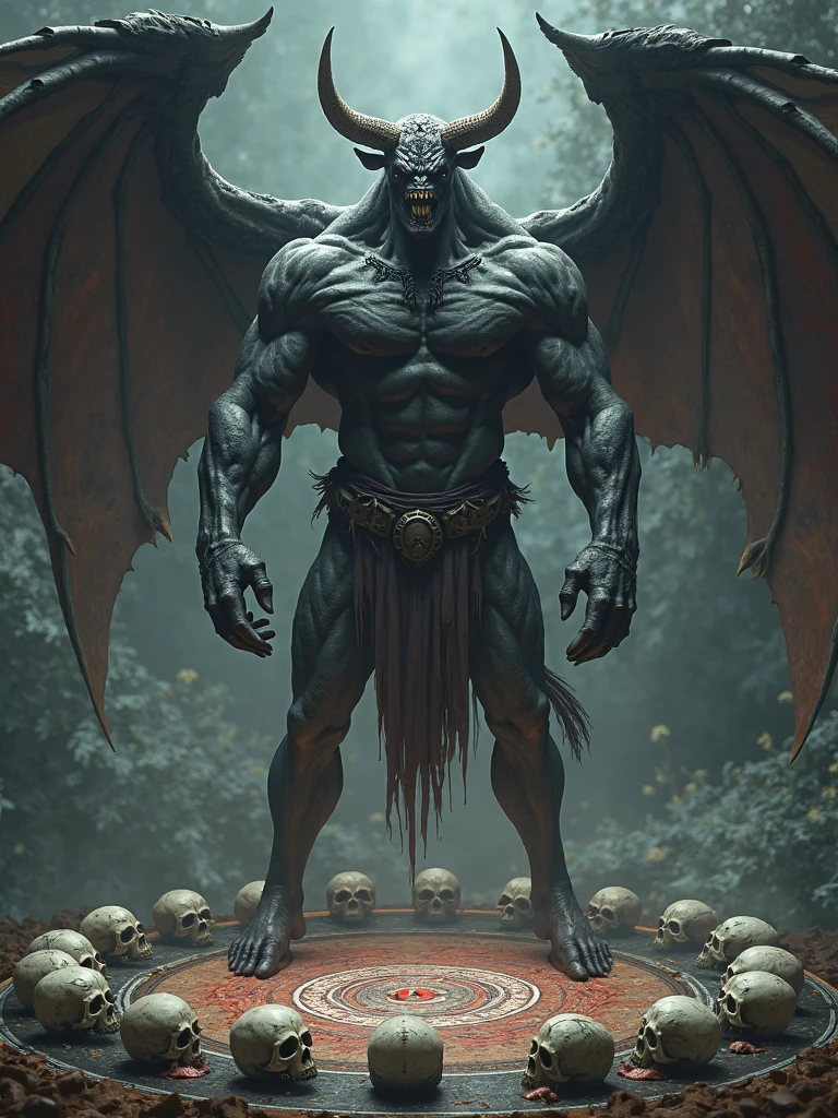 Male Demon,Black & White,Crescent Moon, There is a book=MAX_memory