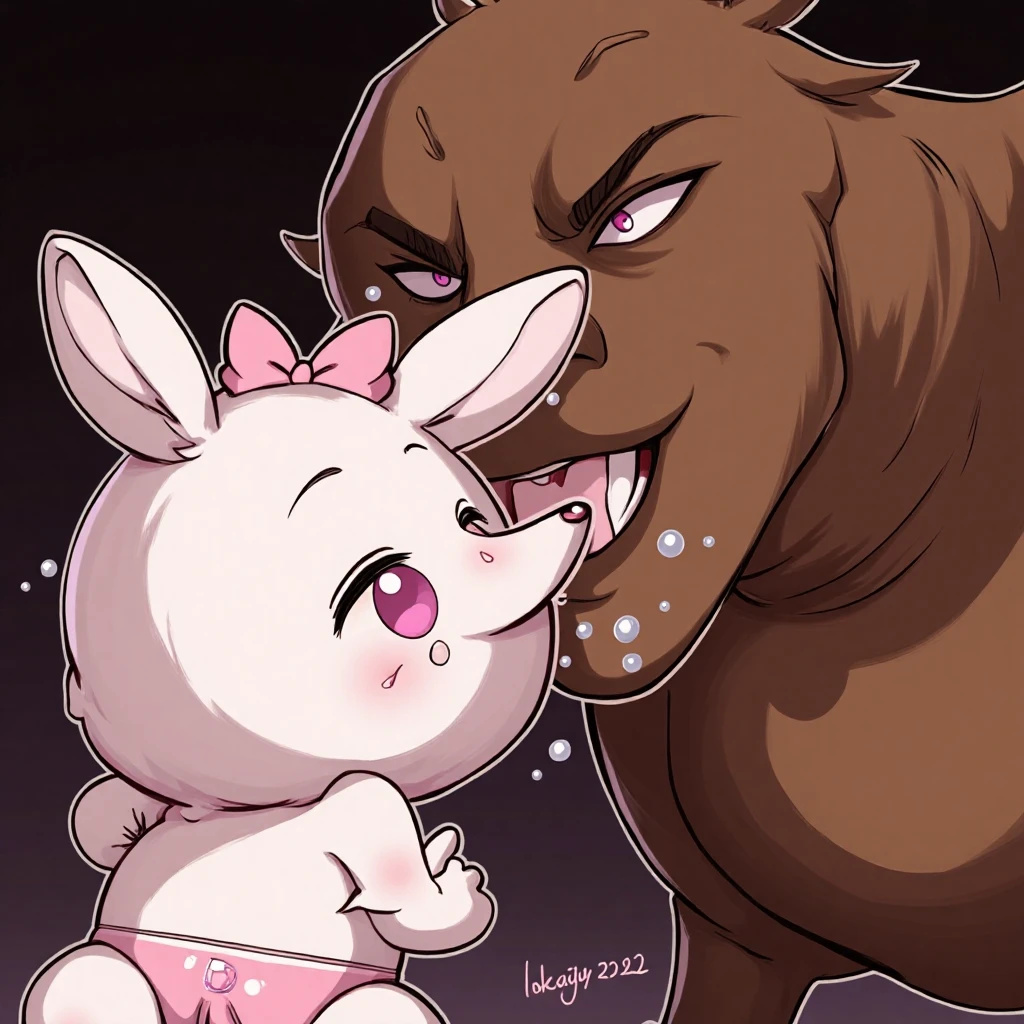 (anthro sheep), (male werewolf) score_9, score_8_up, dream prompt:score_9, beautiful, detailed cute face, blushing, shocked expression, reverse suspended congress, looking surprised, crying, forest, hooves in view ((screaming)), vaginal, sex, saliva, impregnation, spreading legs, arms behind back, grabbing butt, cum, chibi, young, ((closed eyes))