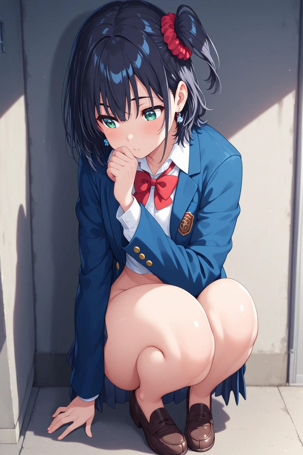 16 year old, Japanese school girl, small breasts, small ass, skirt falling down, tomboy, being whipped on her ass by many of her lesbian friends, her friends lesbian friends having dicks.