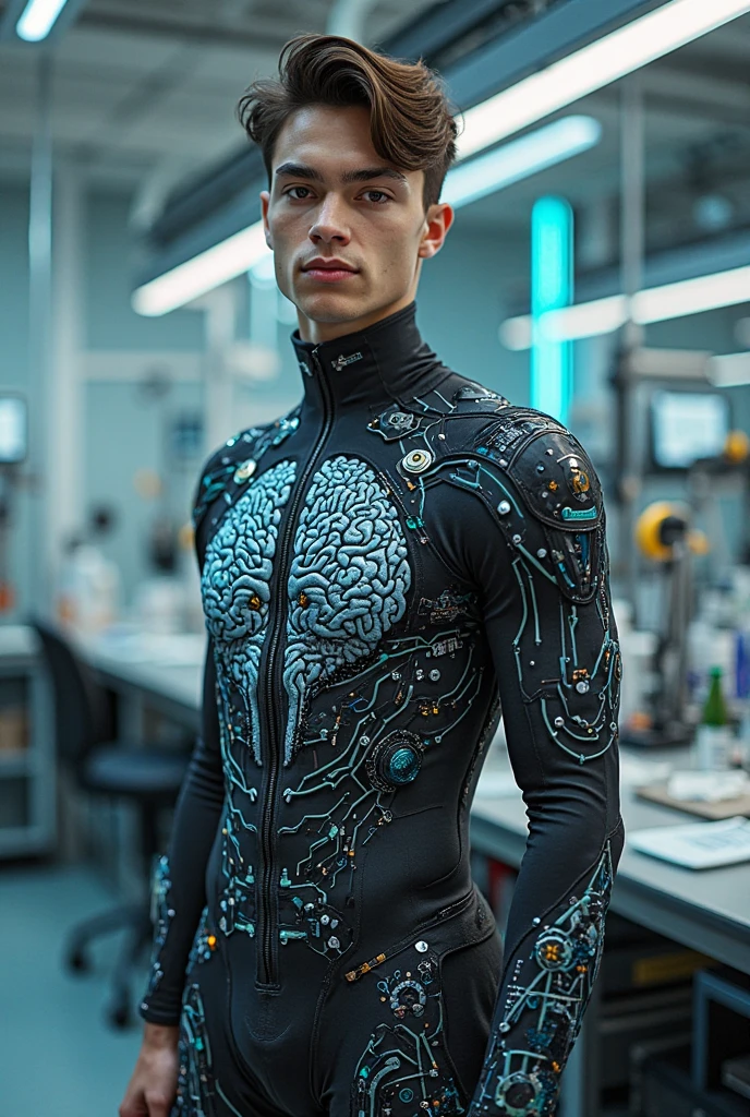 cyborg man (wearing victorian-style dress, choker necklace, and ankle boots) at a coffee shop in space <hypernet:sxzBloom_sxzBloom:.8> <hypernet:mechanicus_v10:.6> [kkw-FX-glowline] <lora:more_details:.74>