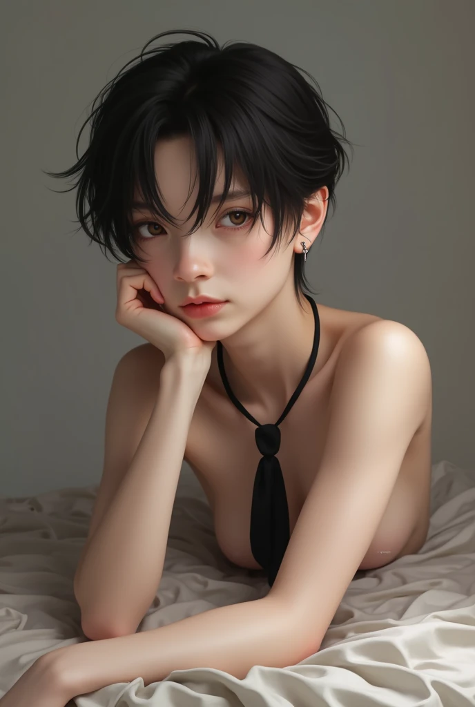 (Browsing Caution:1,4),Mix 4, (8k, RAWphotograph, Highest quality, Tabletop: 1.45), (Realistic, Realistic: 1.37),illumination, night, プロのillumination, photographn mapping, Radio City, Physically Based Rendering, Gradient Brunette, 高品質のphotograph, High resolution, 1080P, (Detailed facial depiction), (Detailed description of the hand), (Delicate CG), Extreme light and shadow, Rich details, (Detailed facial features), (Highest quality), Look in front of you, Highly detailed face, Highly detailed lips,  超High resolution, (truth: 1.4), photograph, 1 Girl, [(sad)],  , Thin limbs, movie, Cool pose, I Cup, Highest qualityな完璧なボディ, photographのような, (1 Girl: 1.3), Perfect balance, (Huge, Perfect breasts, Areola),(Realistic, Realistic:1.37),One Girl, Cowboy Shot,Professional Lighting, Photon Mapping, Radio City, RAWphotograph、(Realistic:1.4)、Octane Rendering、Complex 3D rendering with ultra-detail, Studio Soft Light, Rim Light, Crisp details, Super detailed, Realistic skin texture, detailed aspects, Beautiful details in the eyes, Highly detailed CG Unity 16k wallpaper, Compensate, (Detailed Background:1.2),Highest quality, 超High resolution, Tabletop, One Girl, One Girl,alone, Upper Body,Show Viewer, White Background, Multicolored Hair, Compensate , Lips parted, Black Lips, eyeliner, Gothic, Goth Girl,((Light on the face:1.2)),((movie照明:1.2)),(Photorealism:1.4),((30 piercings in left ear)),((necklace)),((A woman who is always smiling)),((nightのプールサイド:1.4)),((Facial lighting:1.1)),((Upper Body:1.2)),((Delicately draw the face:1.2)),((Multicolored Hairの色:1.1)),((Pixie Cut:1.4)),(((Completely naked))),(((nsfw))),((Small breasts:1.4))